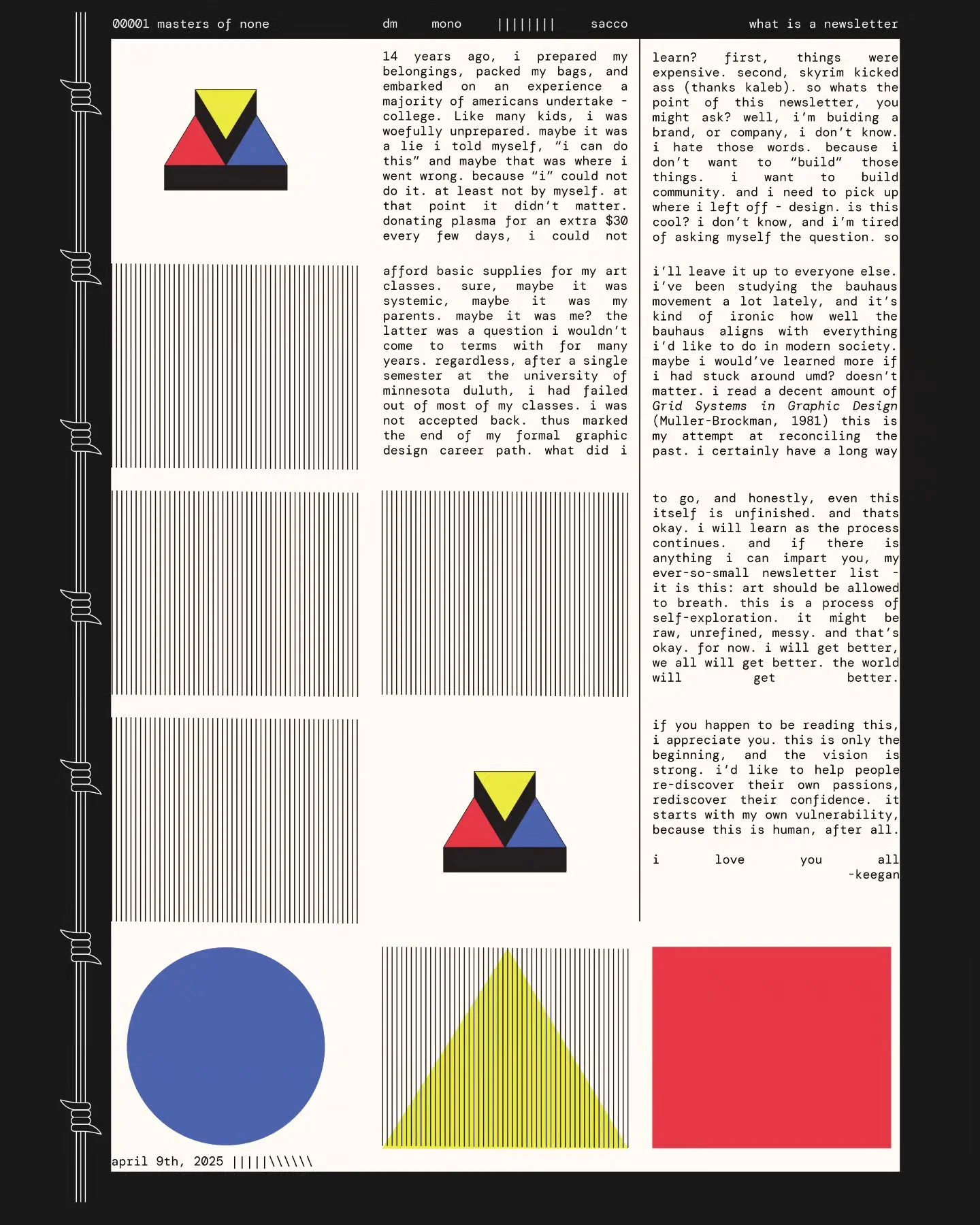 I'd send this as a newsletter if sqaurespace didn't CHARGE ME FOR IT 😡 I get it tho. Fun fact - I spent more time playing skyrim than I did going to class. Yes, I regret those decisions. But here we are, 14 years later, back at it in DIY fashion.

#