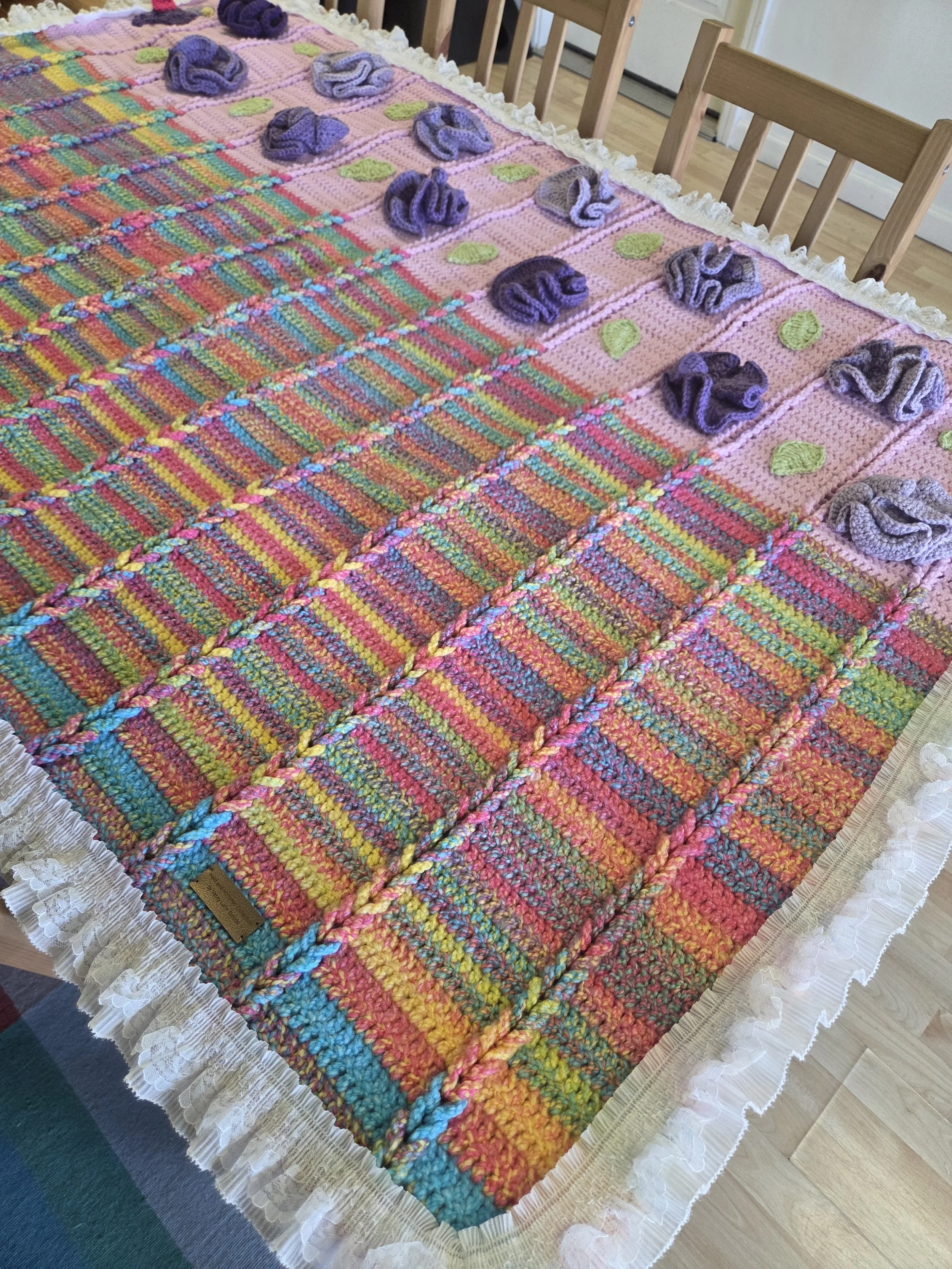 "Morning Birdsong" textile artwork