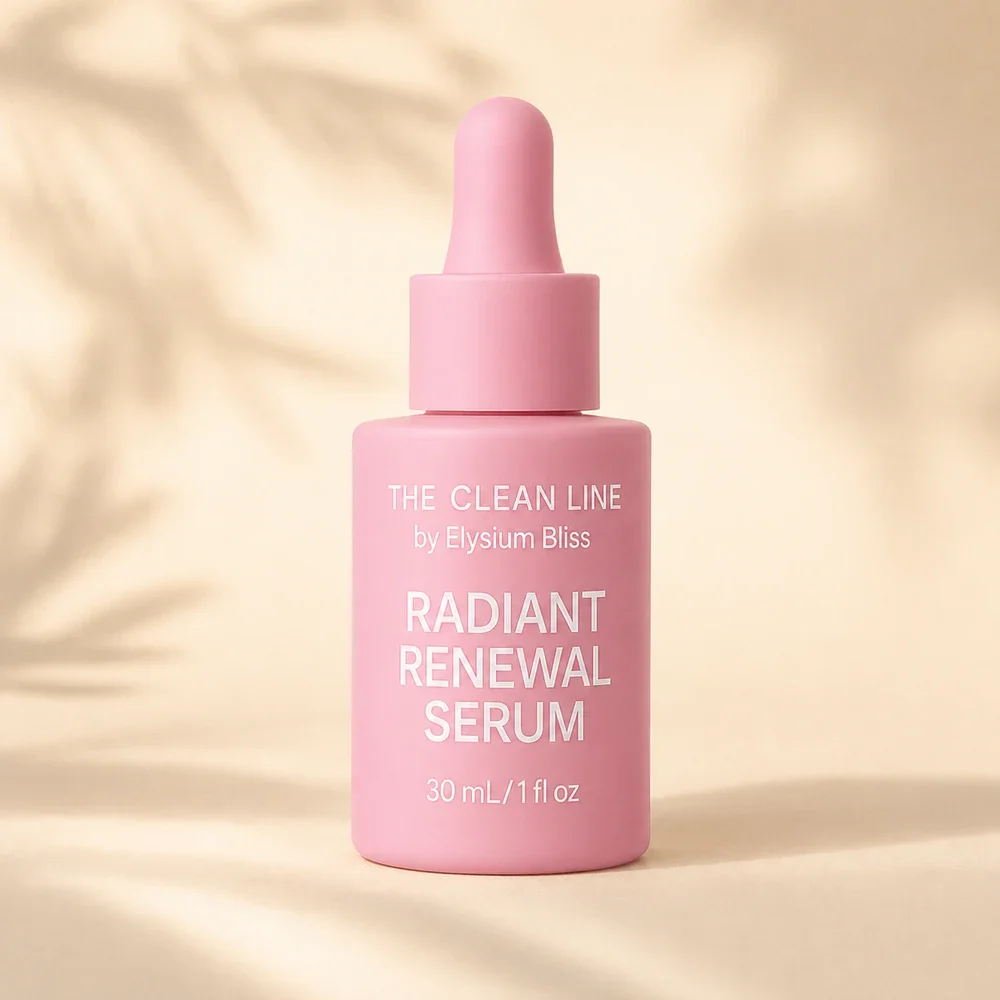 adiant Renewal Serum by Elysium Bliss — brightening vitamin C night serum, 30 mL dropper bottle