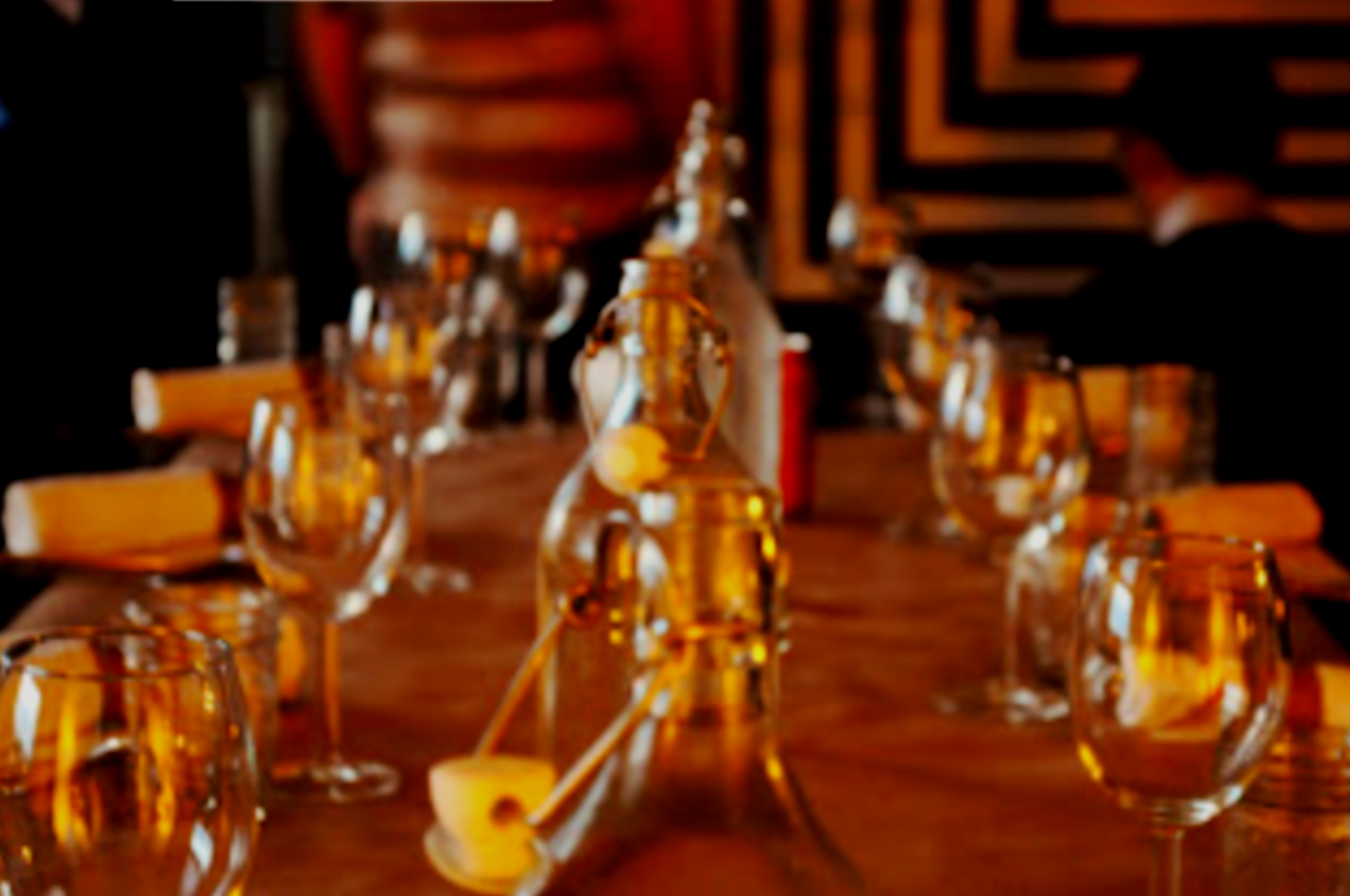 An artfully developed tablescape, ready for the guests experience commencement.