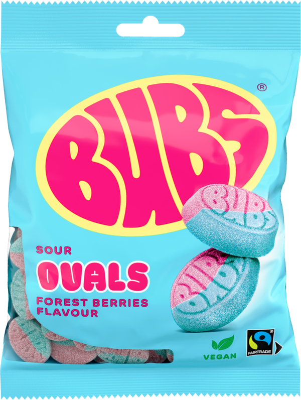 Bubs Forest Berries Sour Mini Ovals