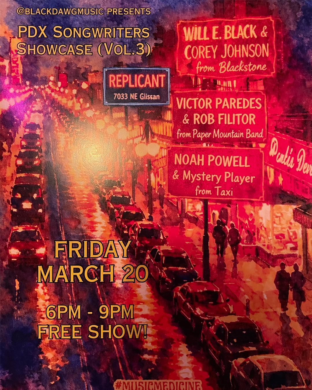 Will E Black: PDX Songwriter Showcase