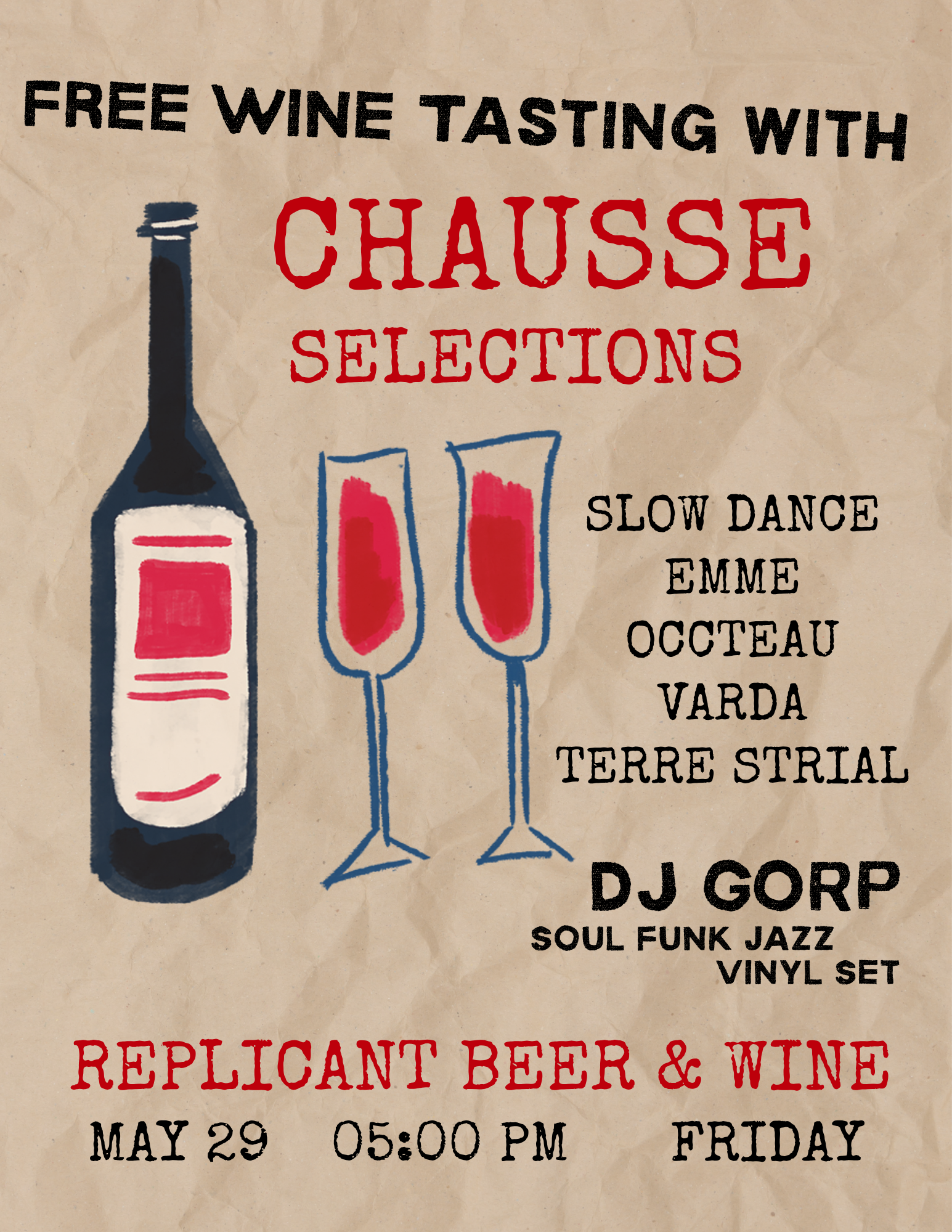 Wine Tasting with Chausse 