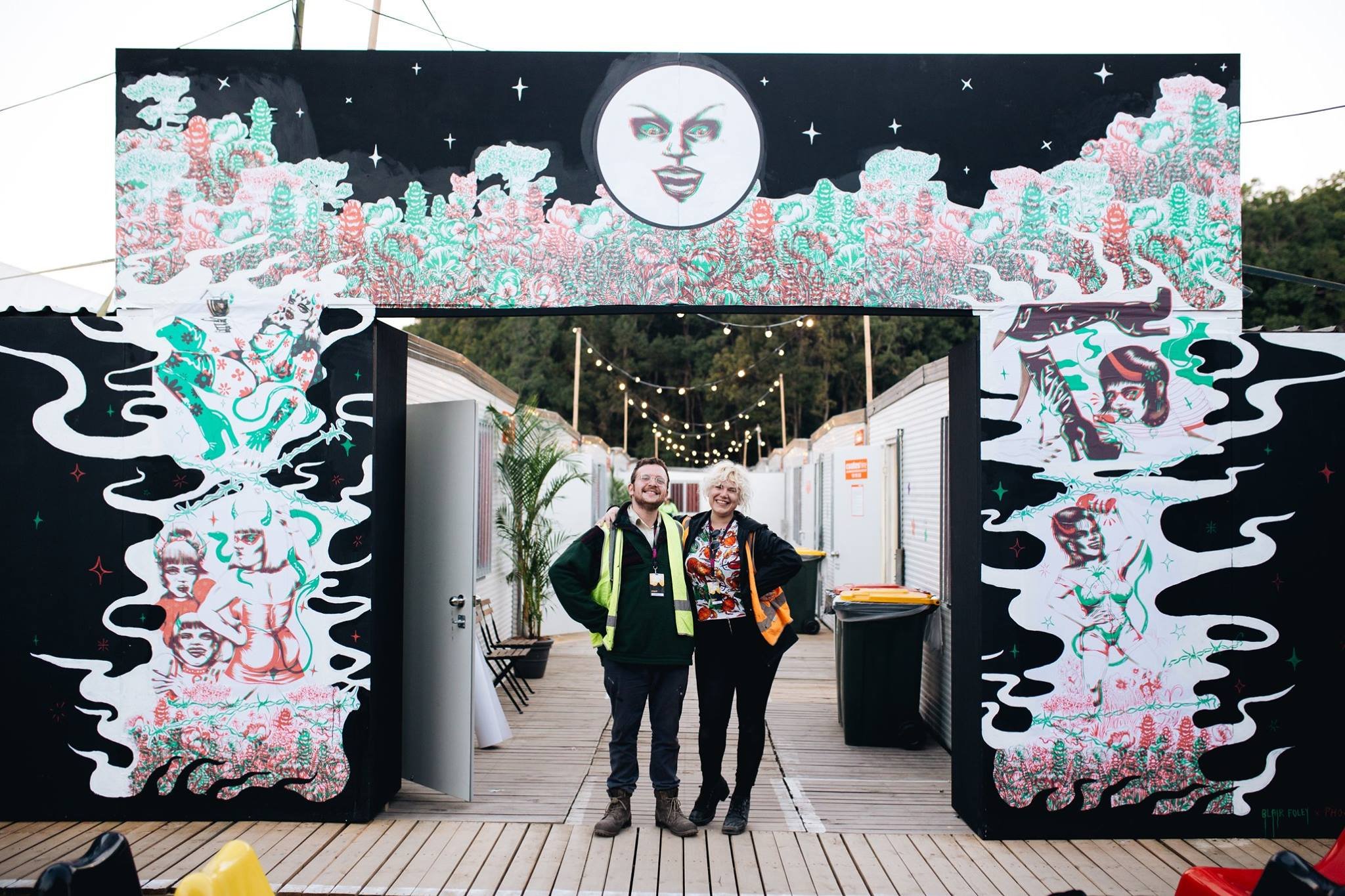 Collaborative installation for Splendour 2018 with Blair Foley