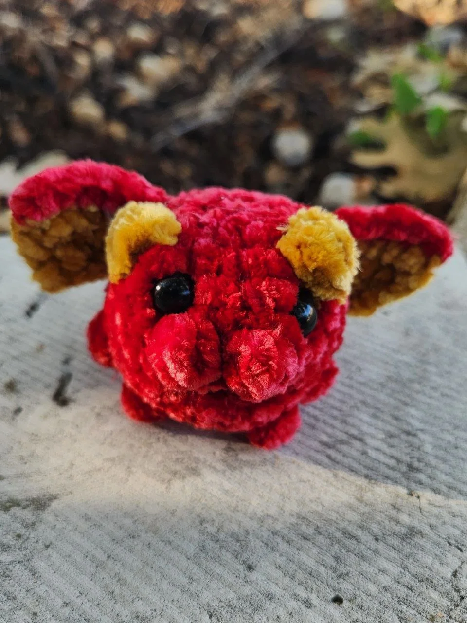 Fidget Dragon Breathing Fire (Red Stress Ball)