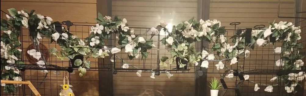 Lily of the Valley Garland with Lights in each Flower