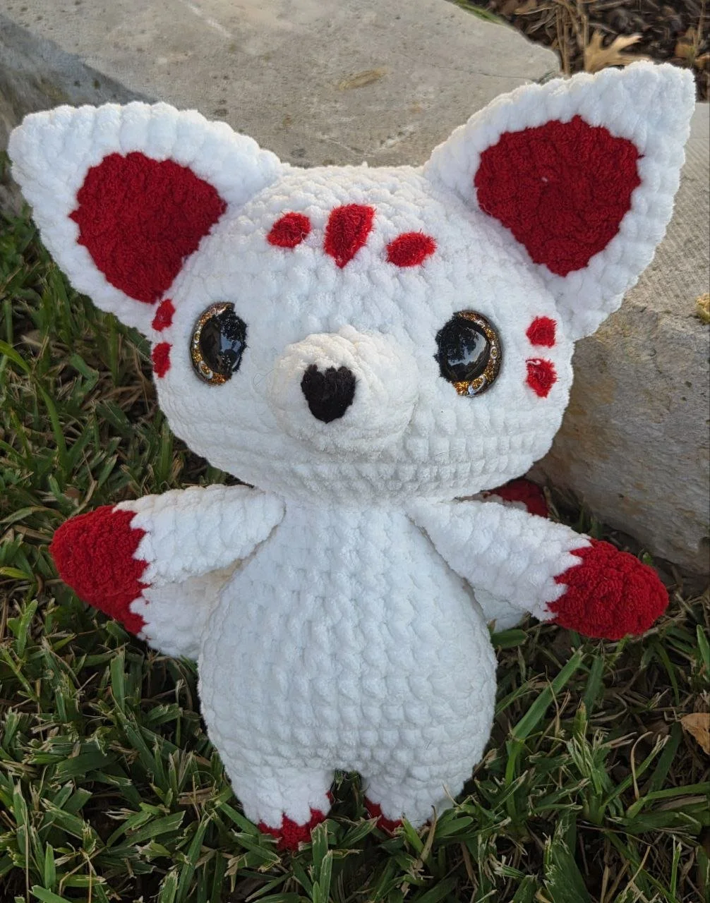 Kitsune with Custom Resin Eyes