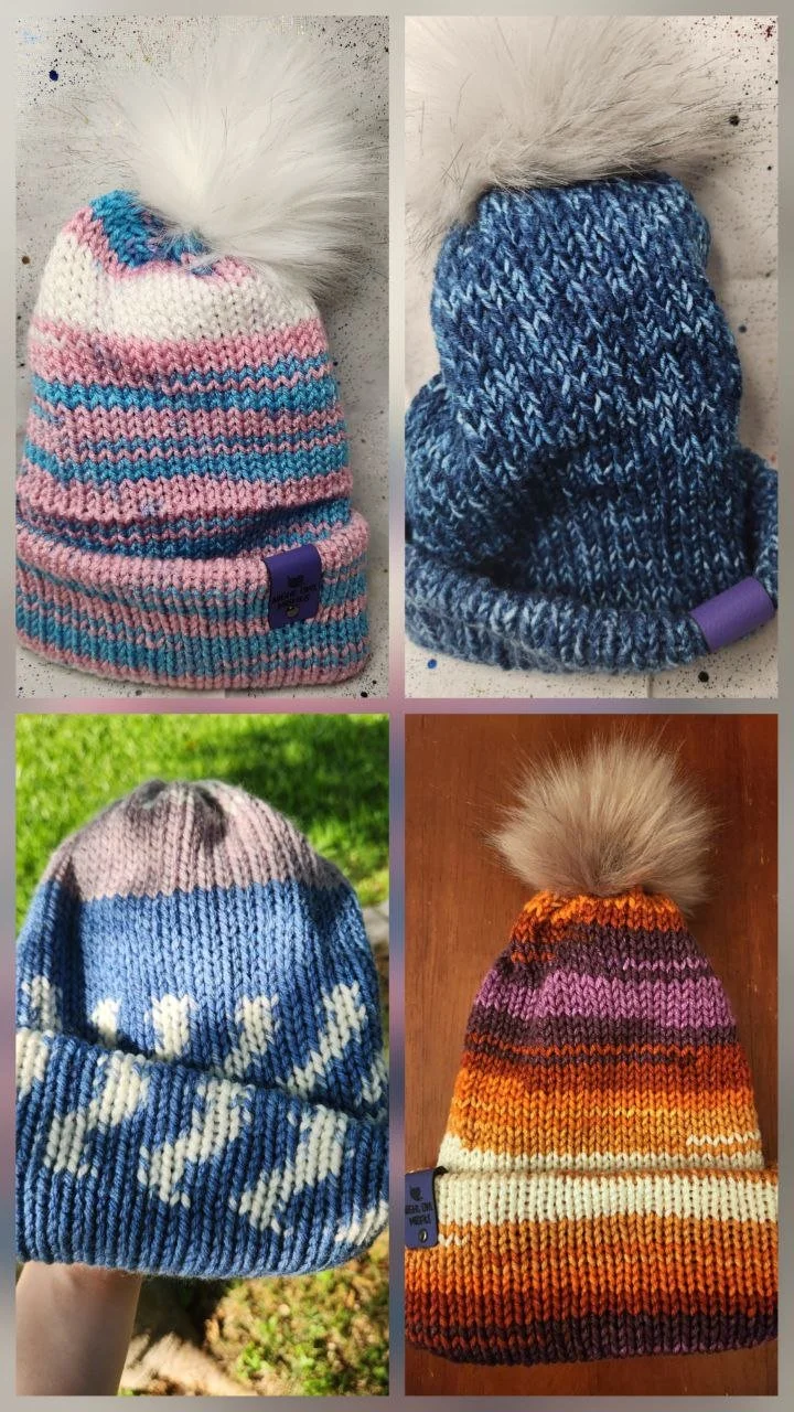 Handmade Knit Beanies