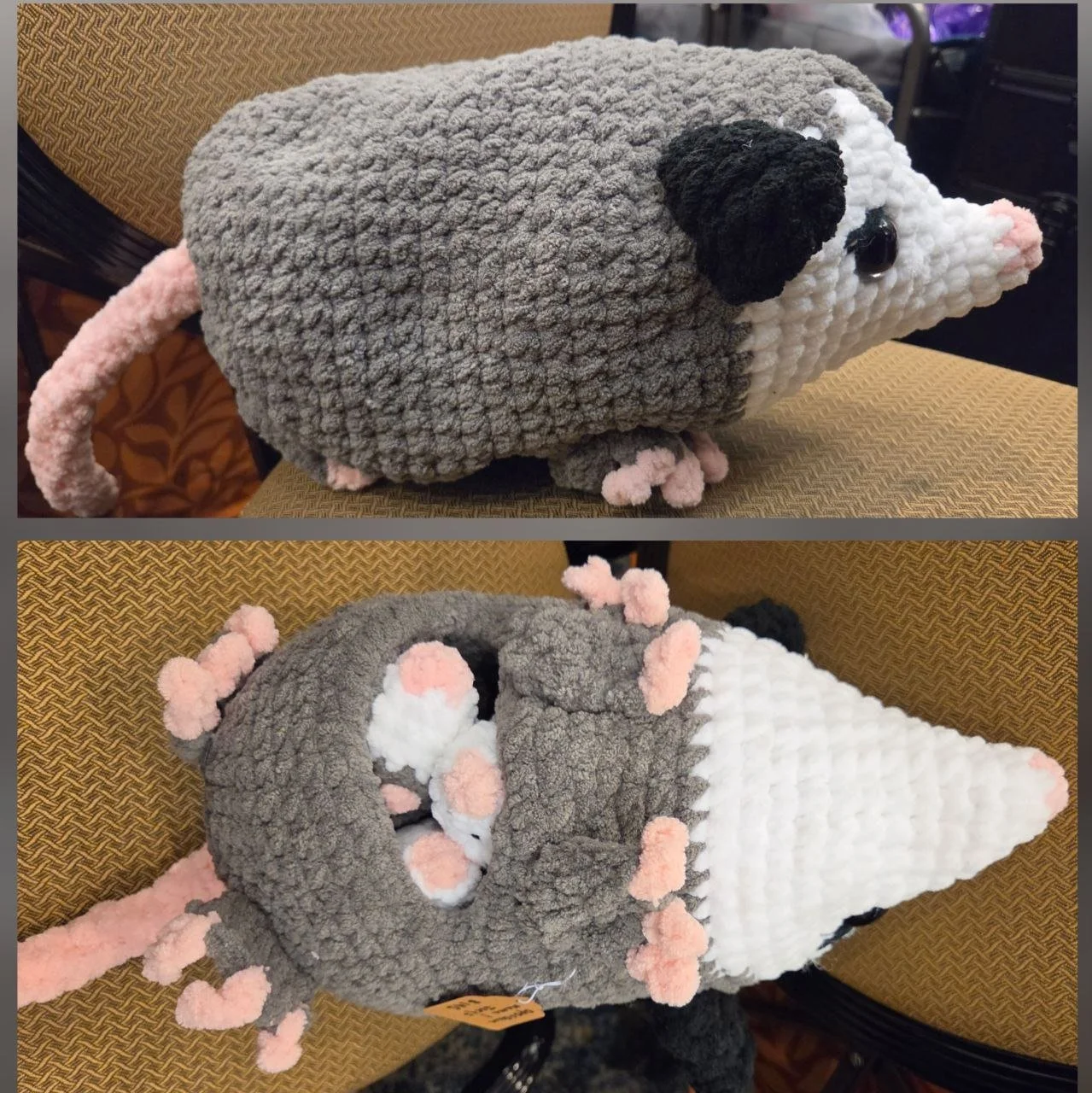 *NEW* Mama Opossum with Pouch & 3 Joeys