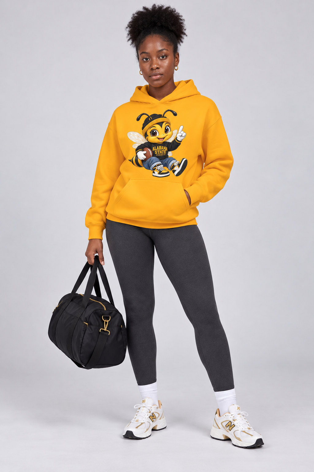 Alabama State Baby Hornet Hoodie — The Yard Collection (yellow)