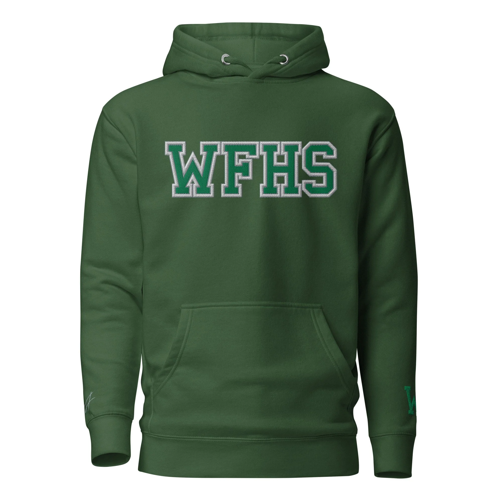 WFHS Varsity Hoodie — Embroidered WFHS | NicoSt. Signature