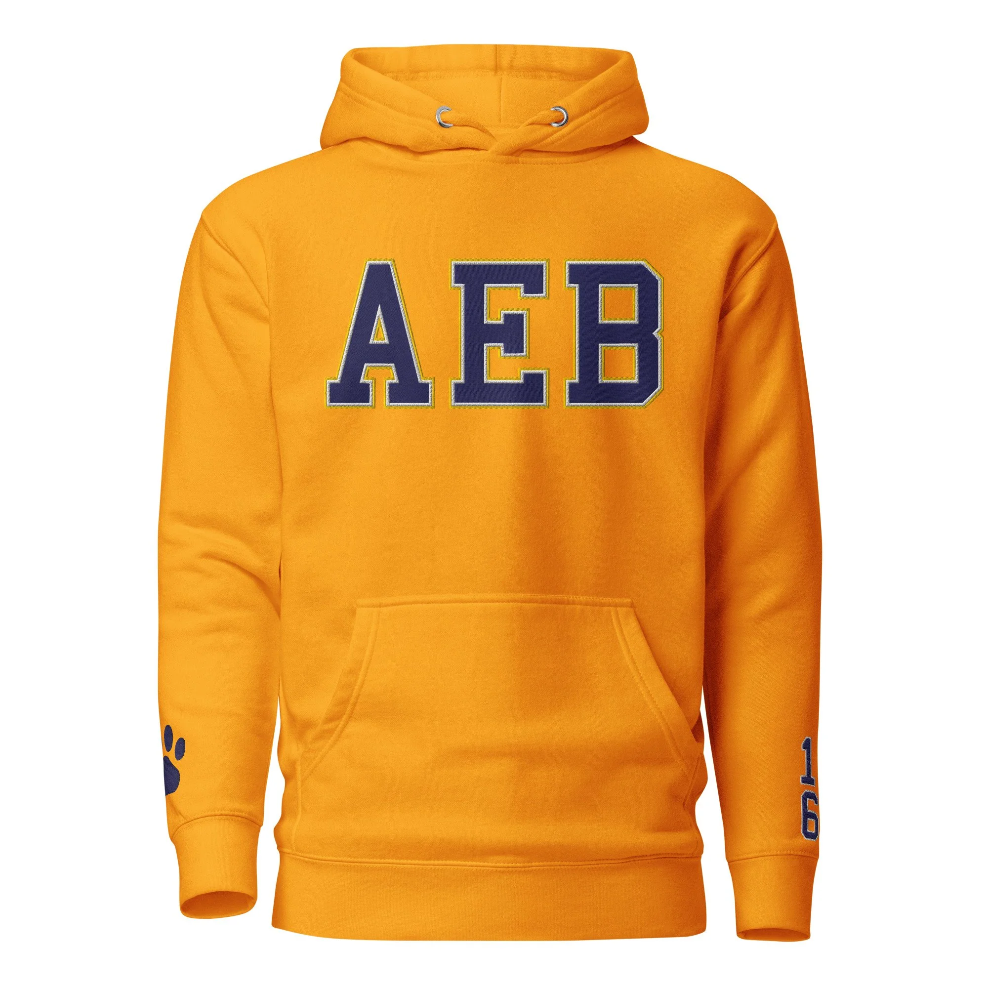 A.E.B. Heritage Hoodie — Embroidered A.E.B. & Paw