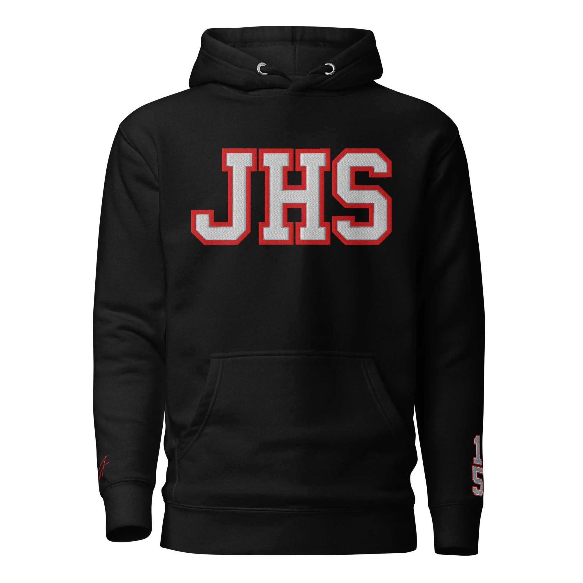 Unisex Hoodie Jenkins High "JHS" Heritage Hoodie — 1956 Sleeve Stitch & NicoSt Signature