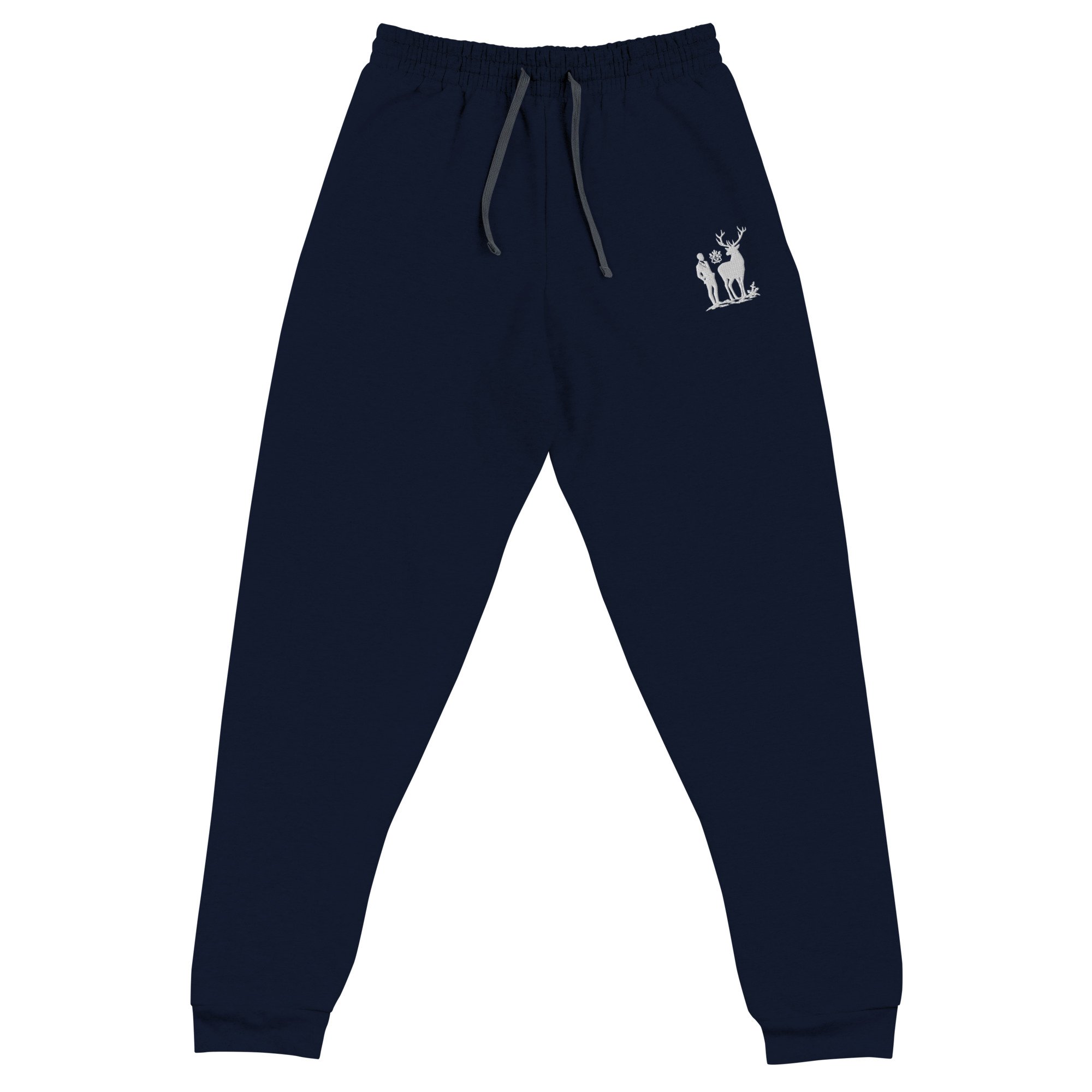 NicoSt. Unisex Joggers — J. Navy (White Crest)