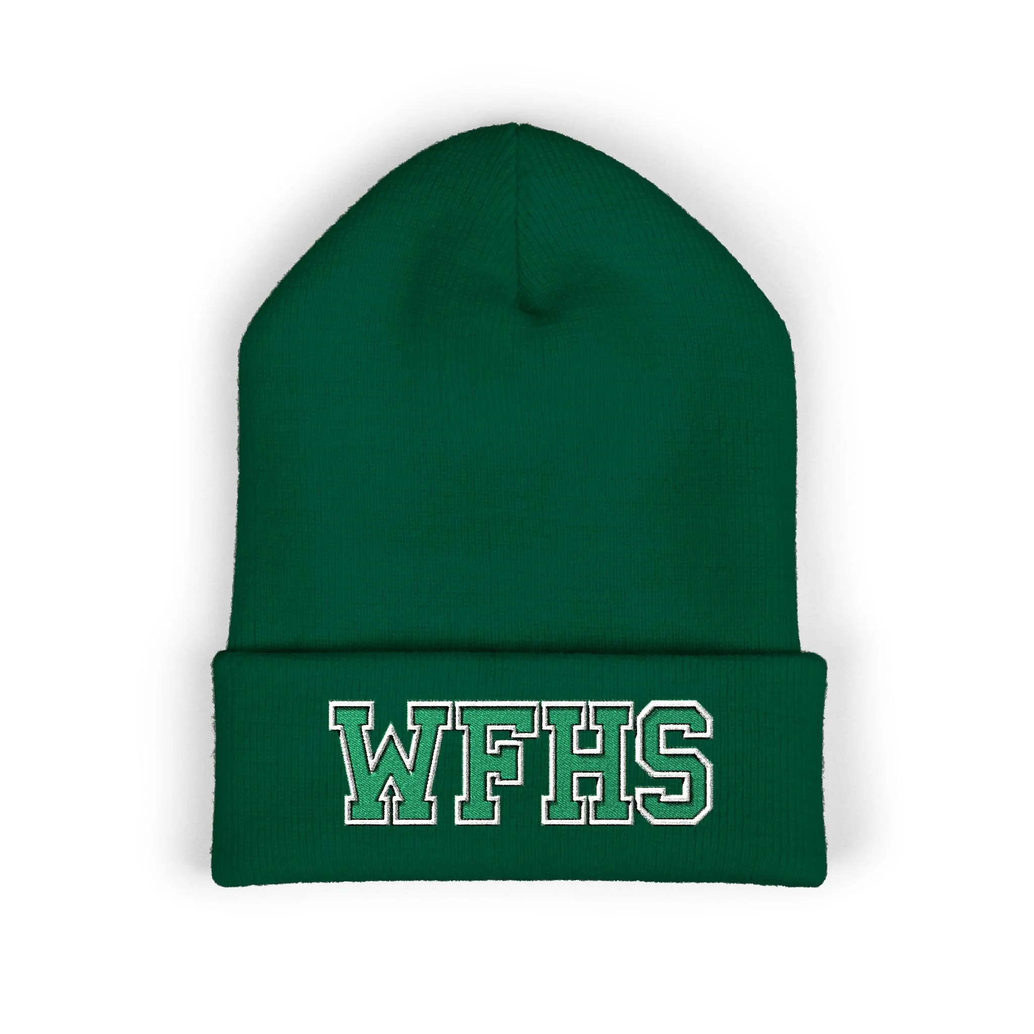 Windsor Forest (WFHS) Classic Cuffed Beanie — Varsity Embroidered Cuff