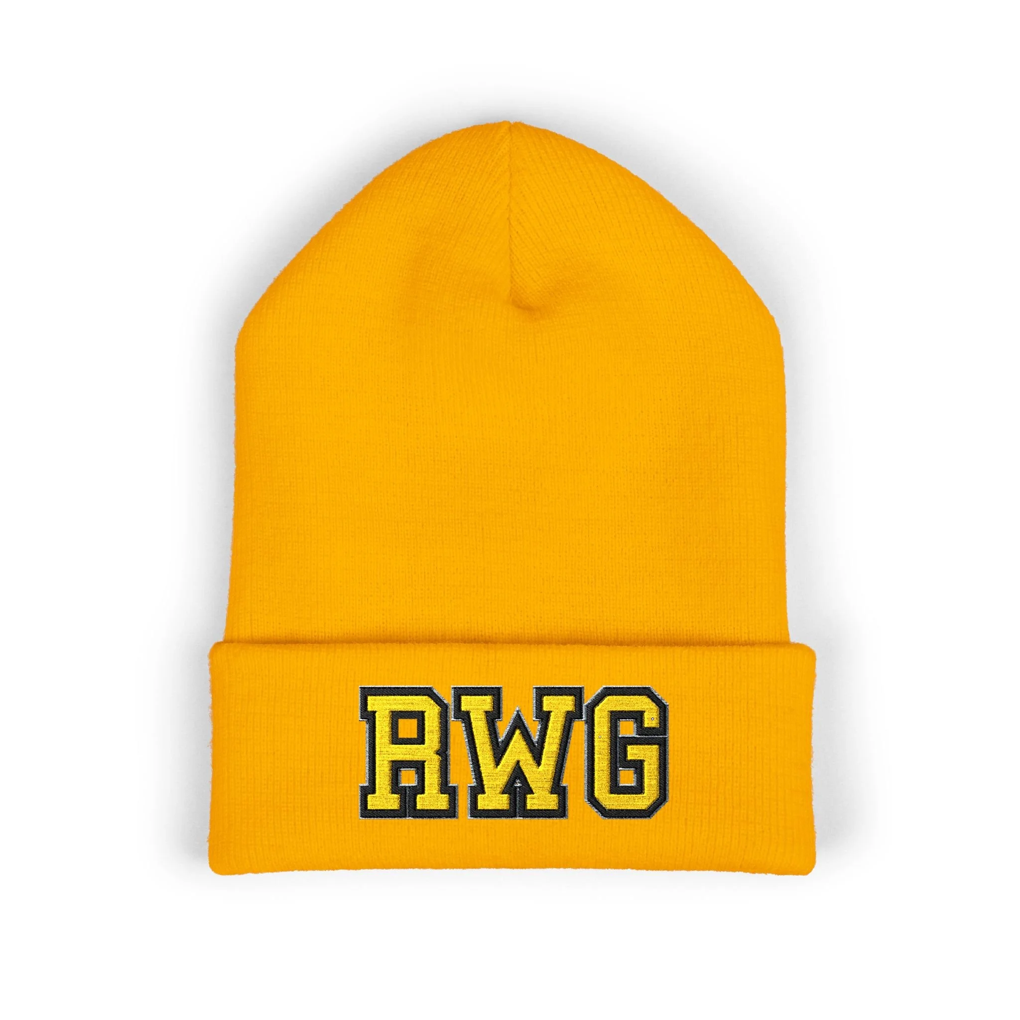 RWG (Robert W. Groves High School) Classic Cuffed Beanie – Gold