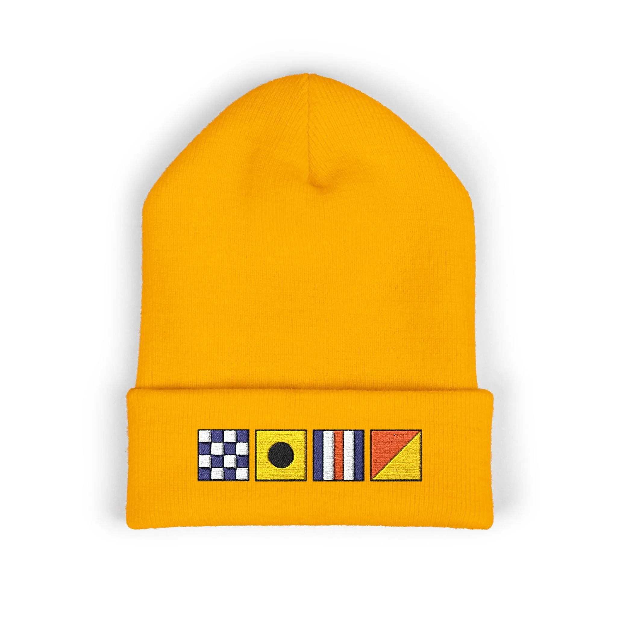 NICO Nautical Signal Flag Beanie – Classic Cuffed