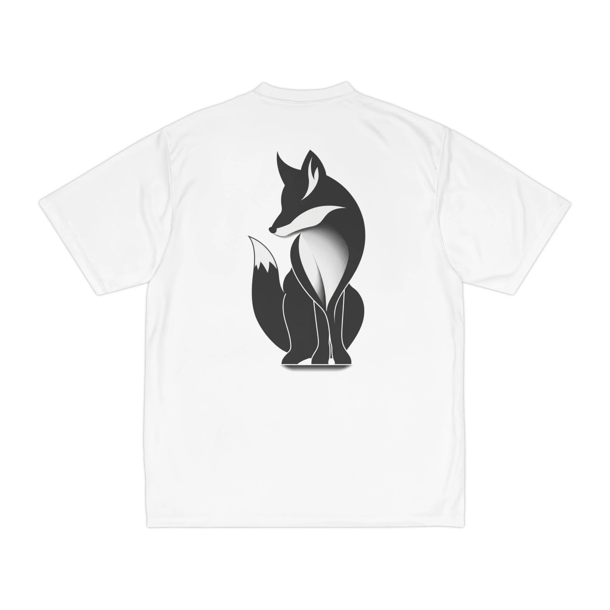 NicoSt. Fox Performance T-Shirt — Minimalist Fox Logo Backprint