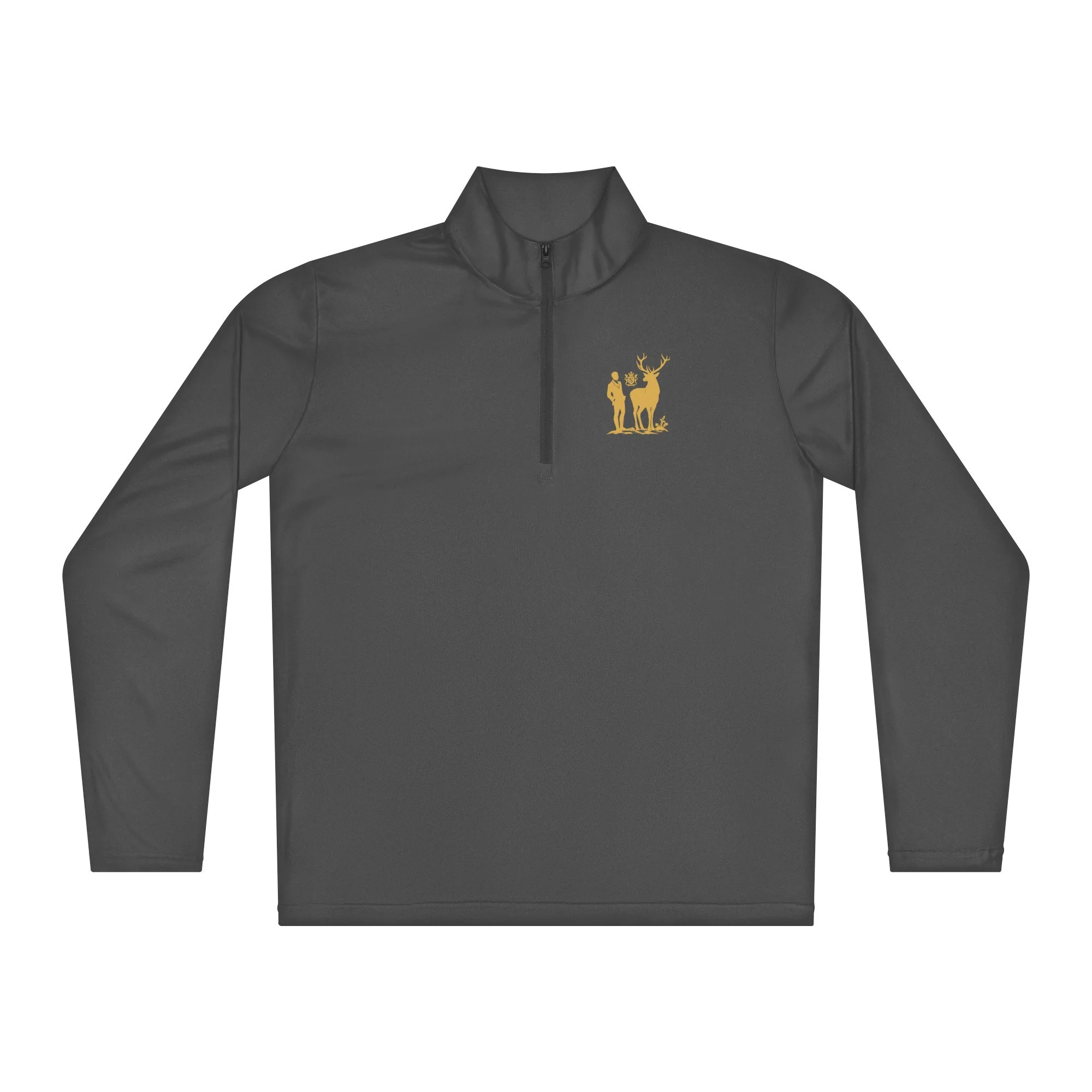 NicoSt. Lightweight Quarter-Zip Pullover — Rustic Gold Crest Edition