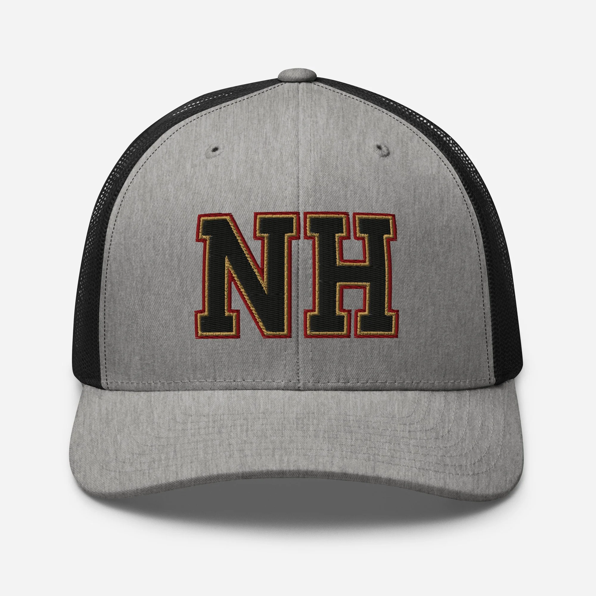 NHHS Retro Trucker Hat – Black/Gold Edition