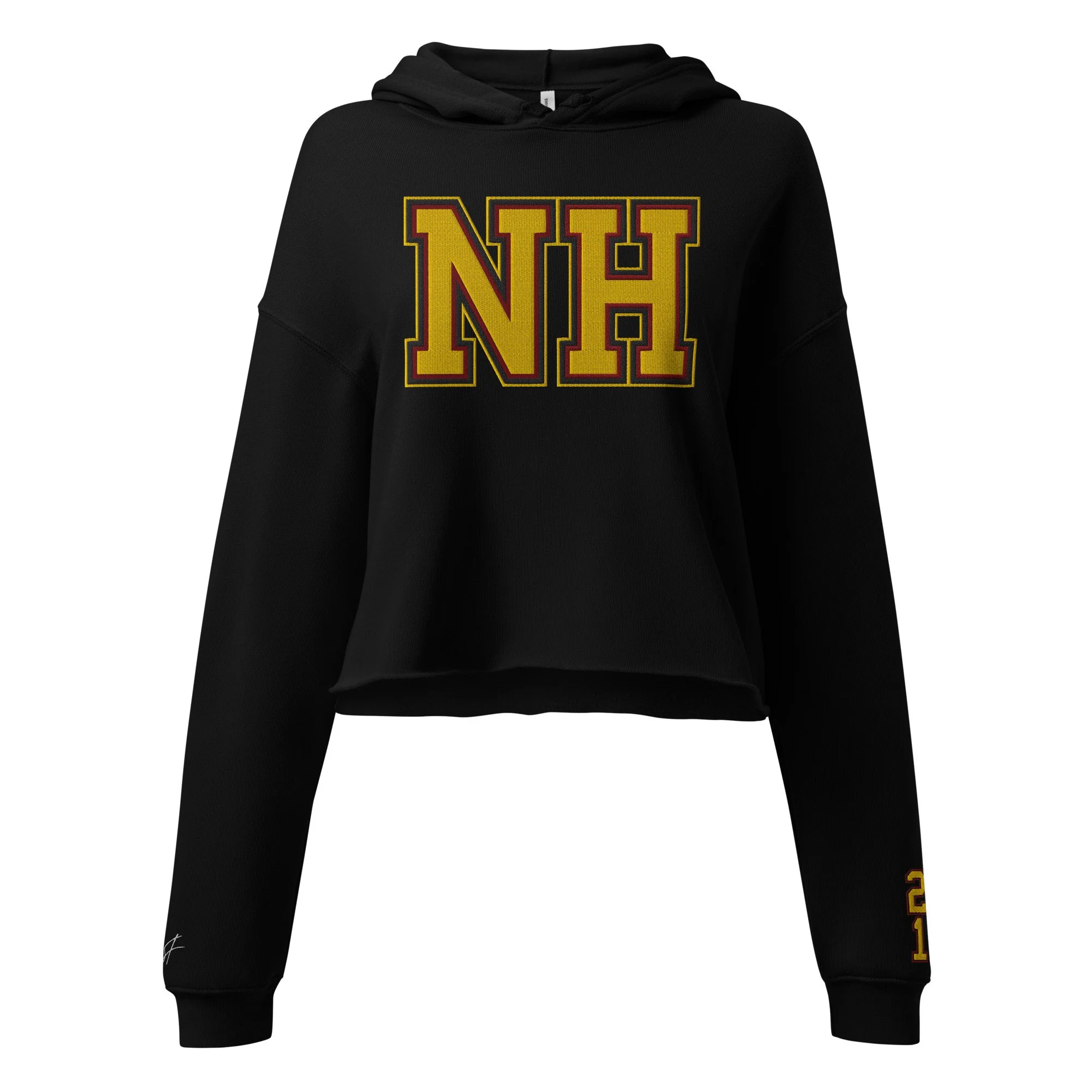 NHHS Hoodie – Gold Fill + Maroon Outline Edition