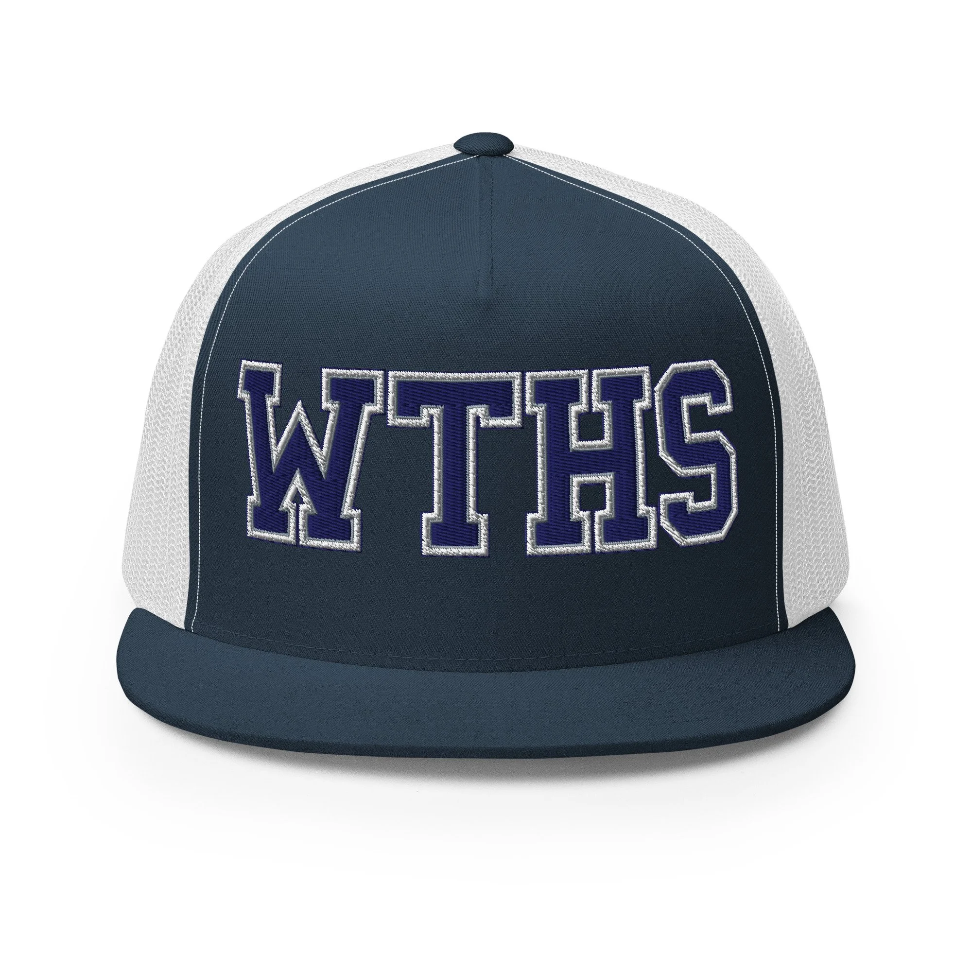 WTHS Wolverines Trucker Cap – Multiple Color Bases with Navy & White Embroidery