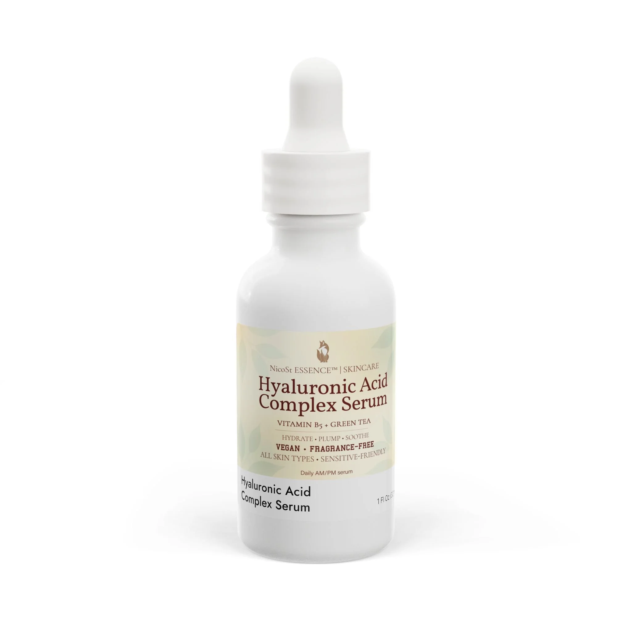 Hydrating Hyaluronic Acid Serum with Vitamin B5 & Green Tea | 1oz, 1oz