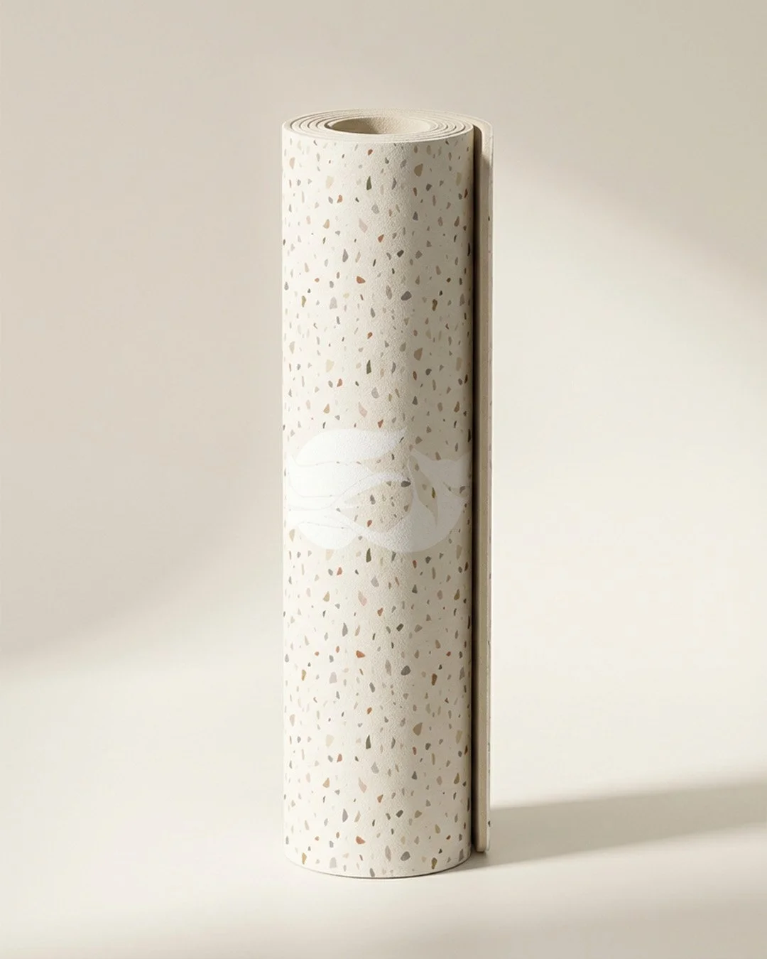 Micro Terrazzo Rubber Yoga Mat — Modern Wellness Non-Slip Mat