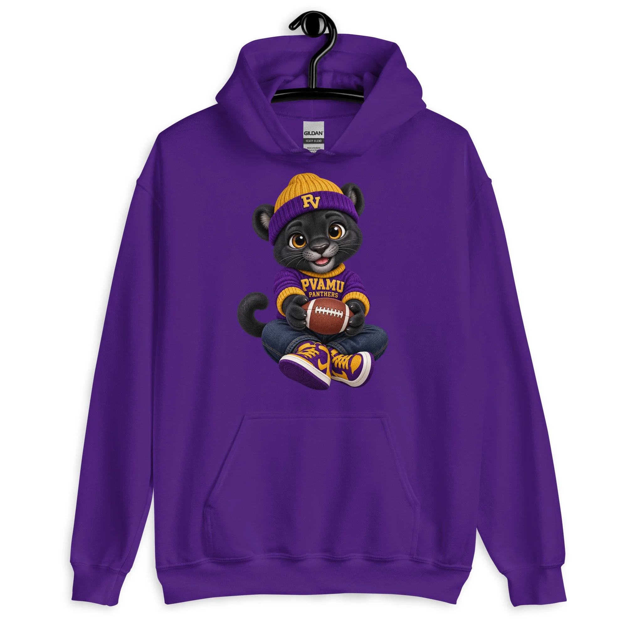 Prairie View A&M Baby Panther Hoodie — The Yard Collection — Purple