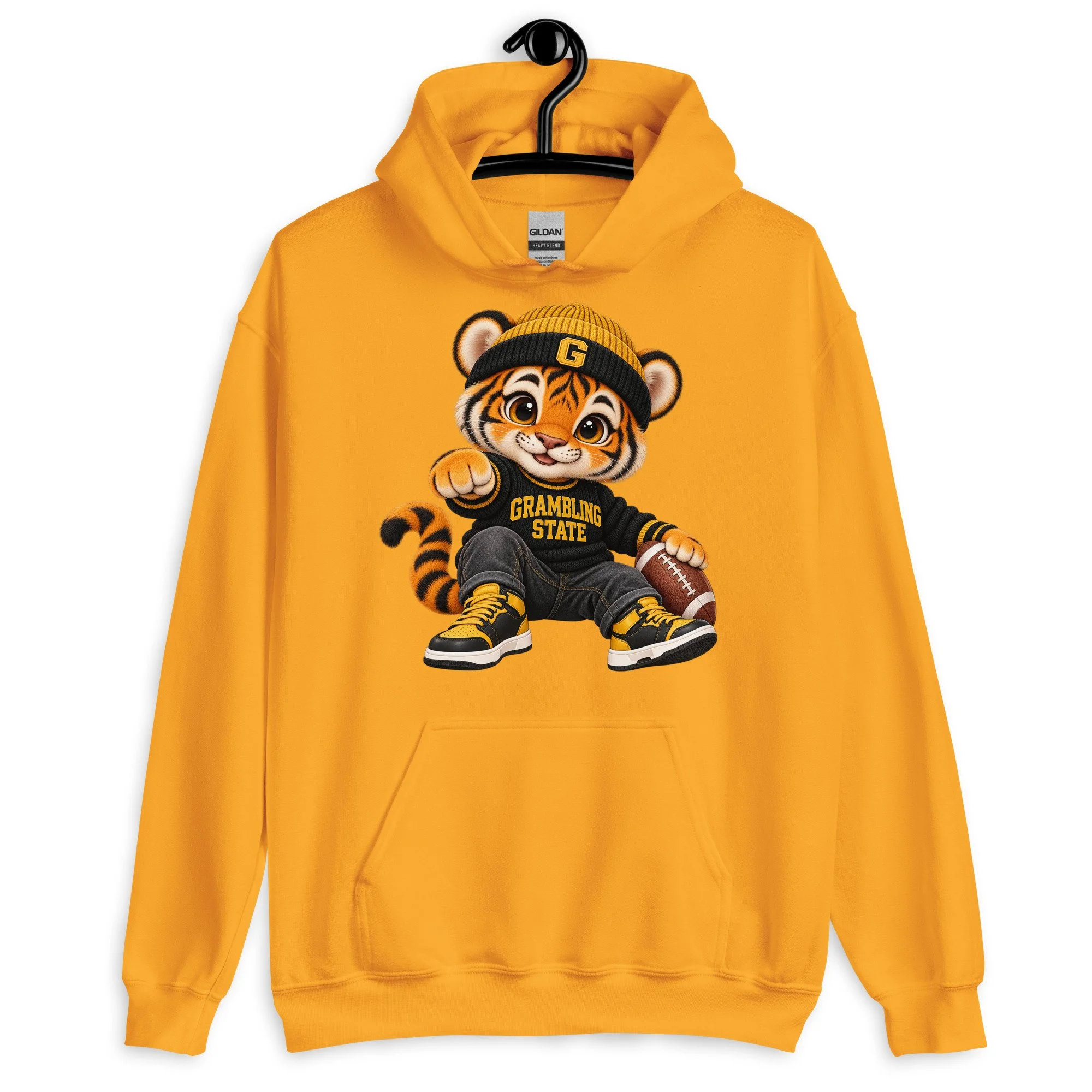 Grambling State Baby Tiger Hoodie — The Yard Collection — Gold