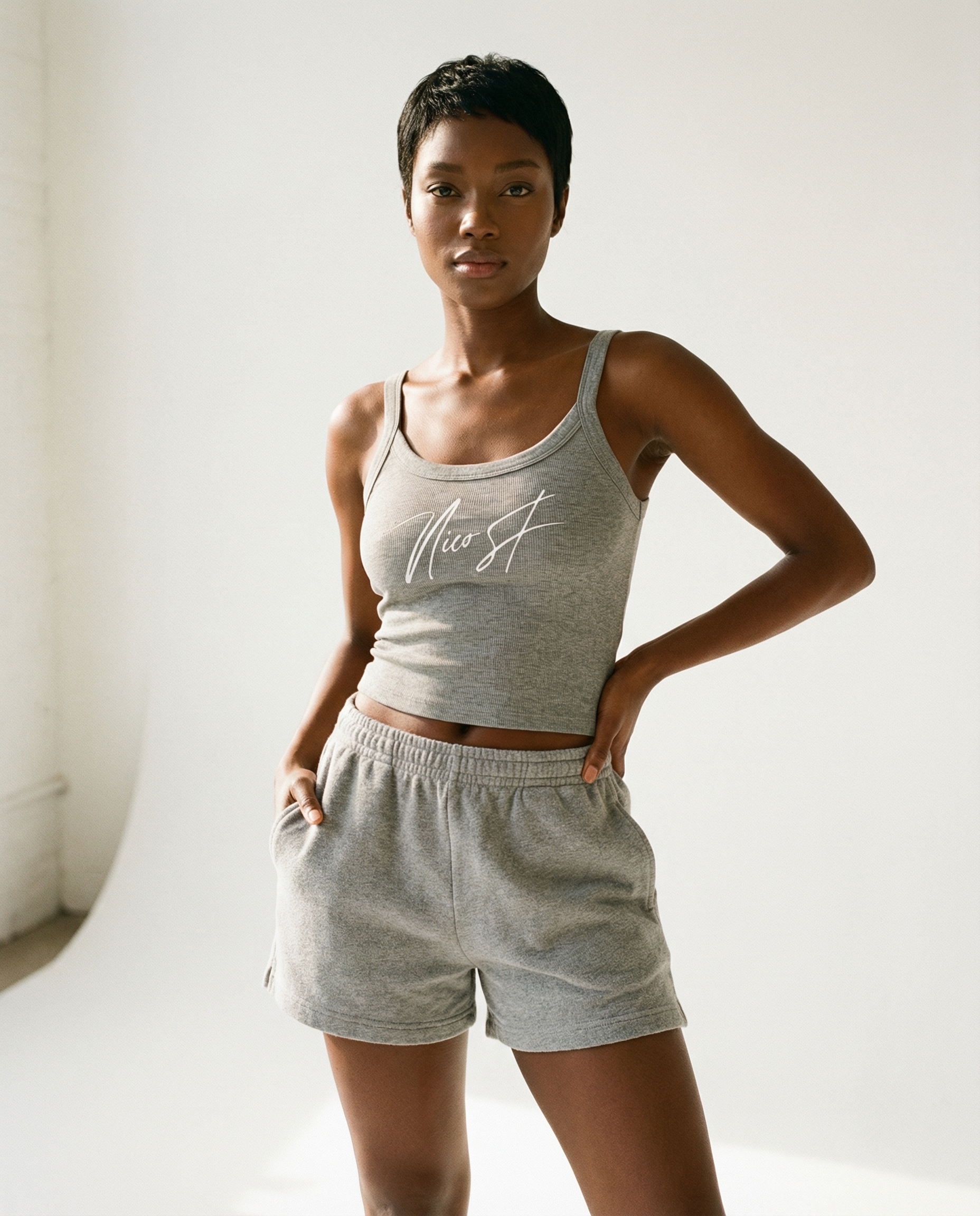 NicoSt. Women’s Micro-Rib Tank Top