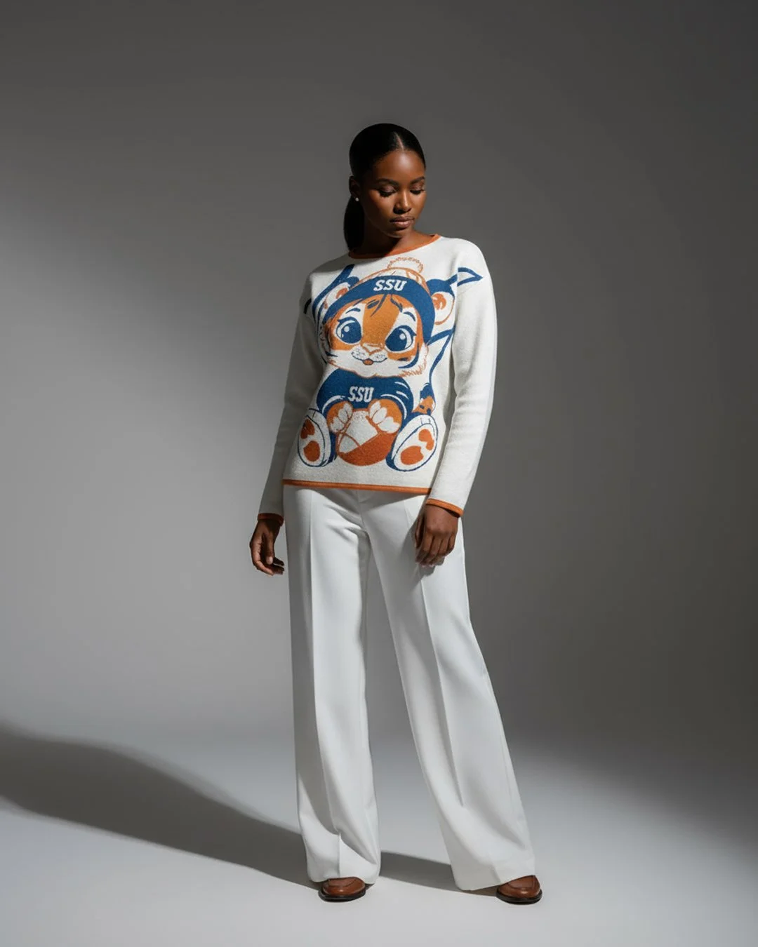 SSU “Lil Cub Pride” Women’s Knitted Sweatshirt