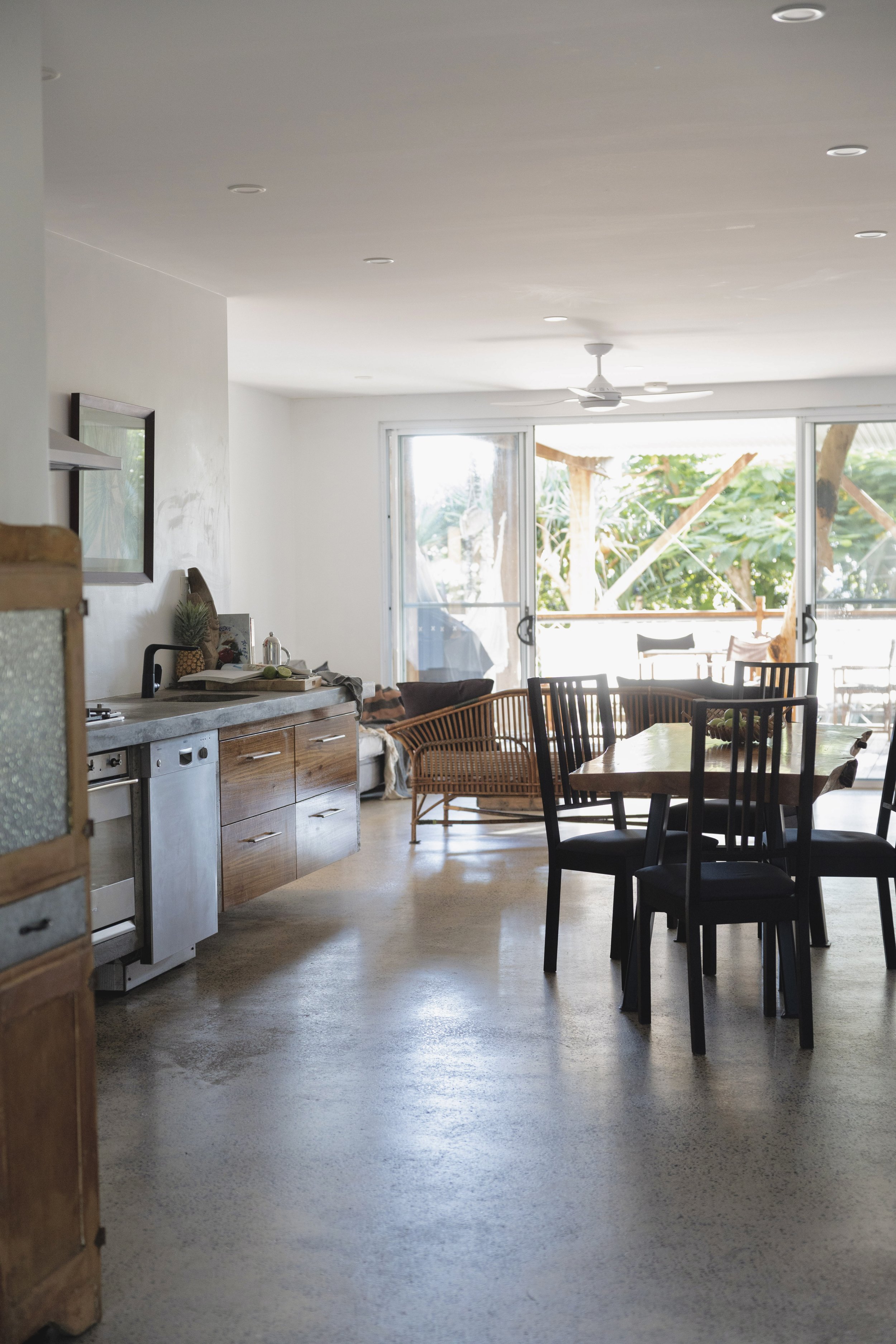 Tropical kitchen retreat at Haven Tropicana NSW
