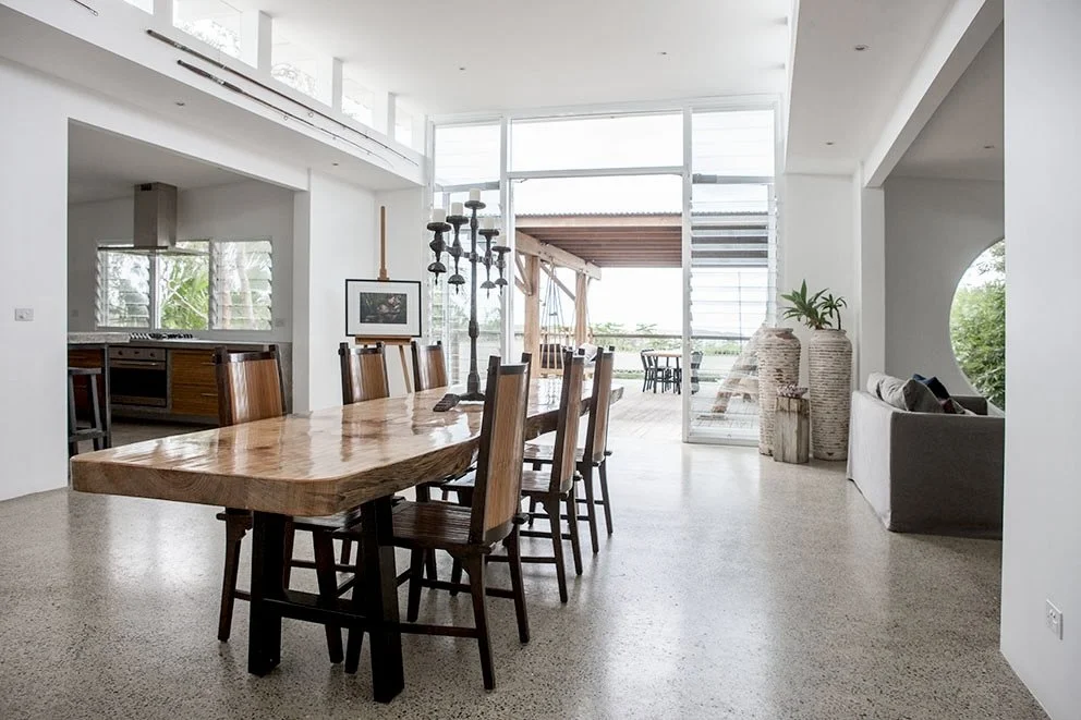 Open plan dining and kitchen at Haven Oceana Emerald Beach