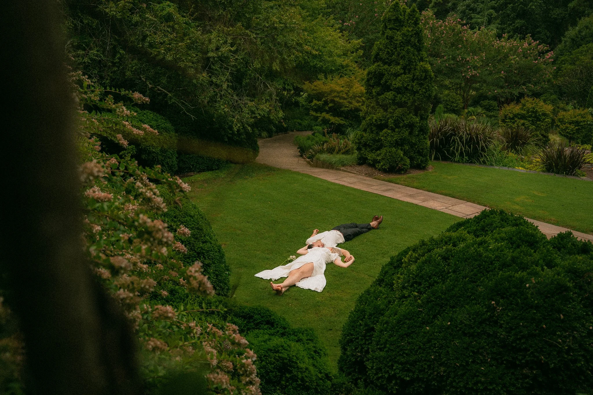 botanical garden engagement wedding photography session