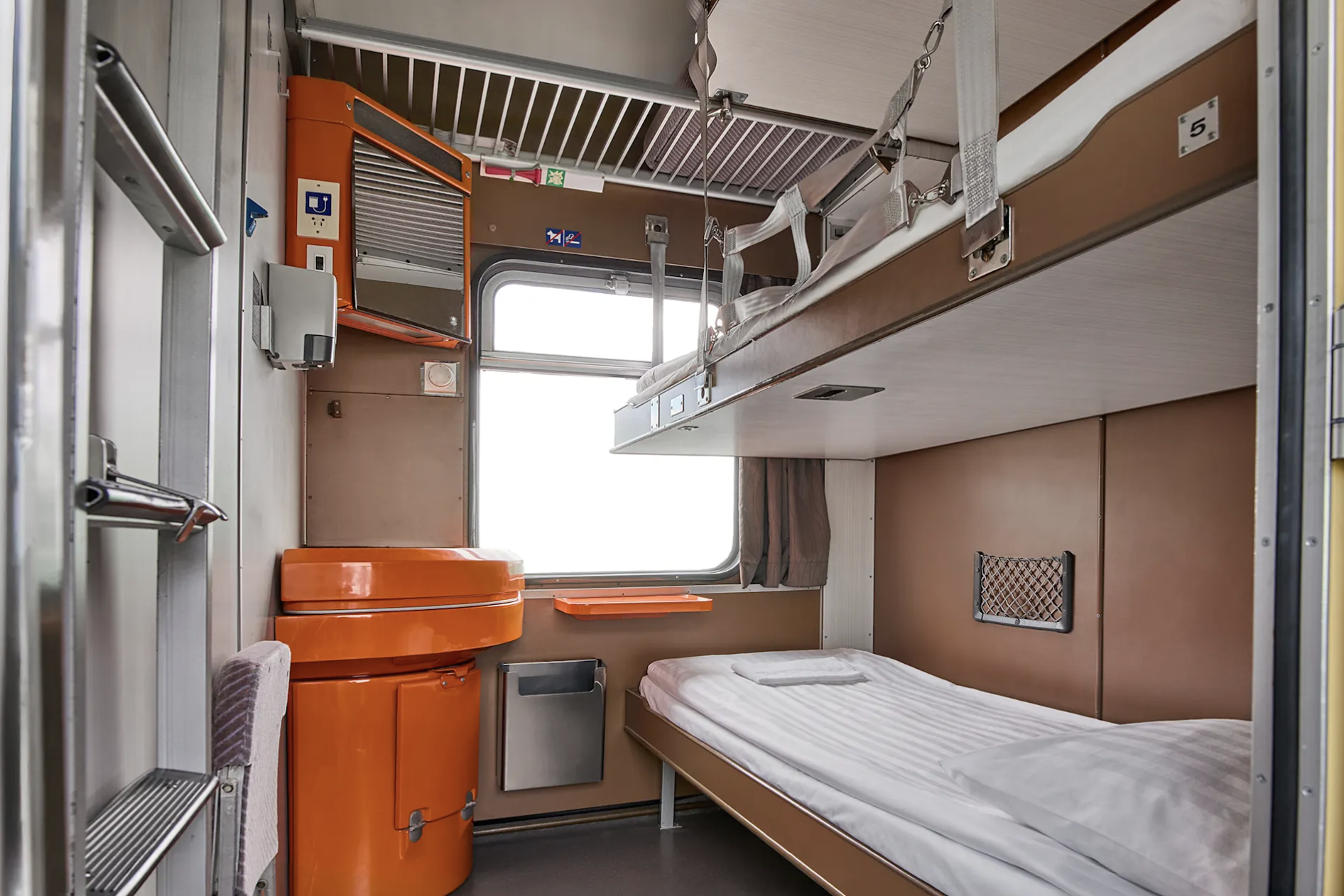 Overnight Train Sleeper Cabin