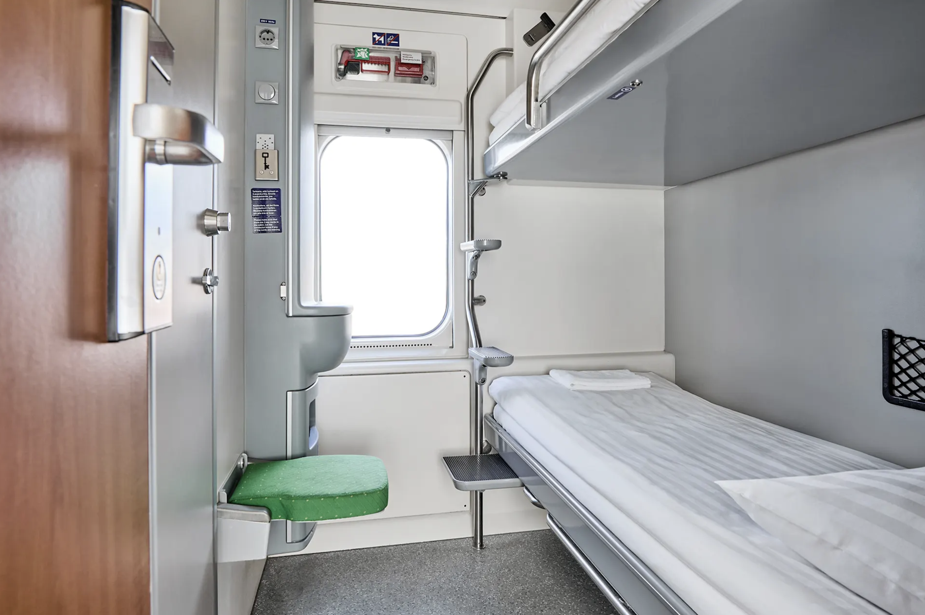Overnight Train Sleeper Cabin