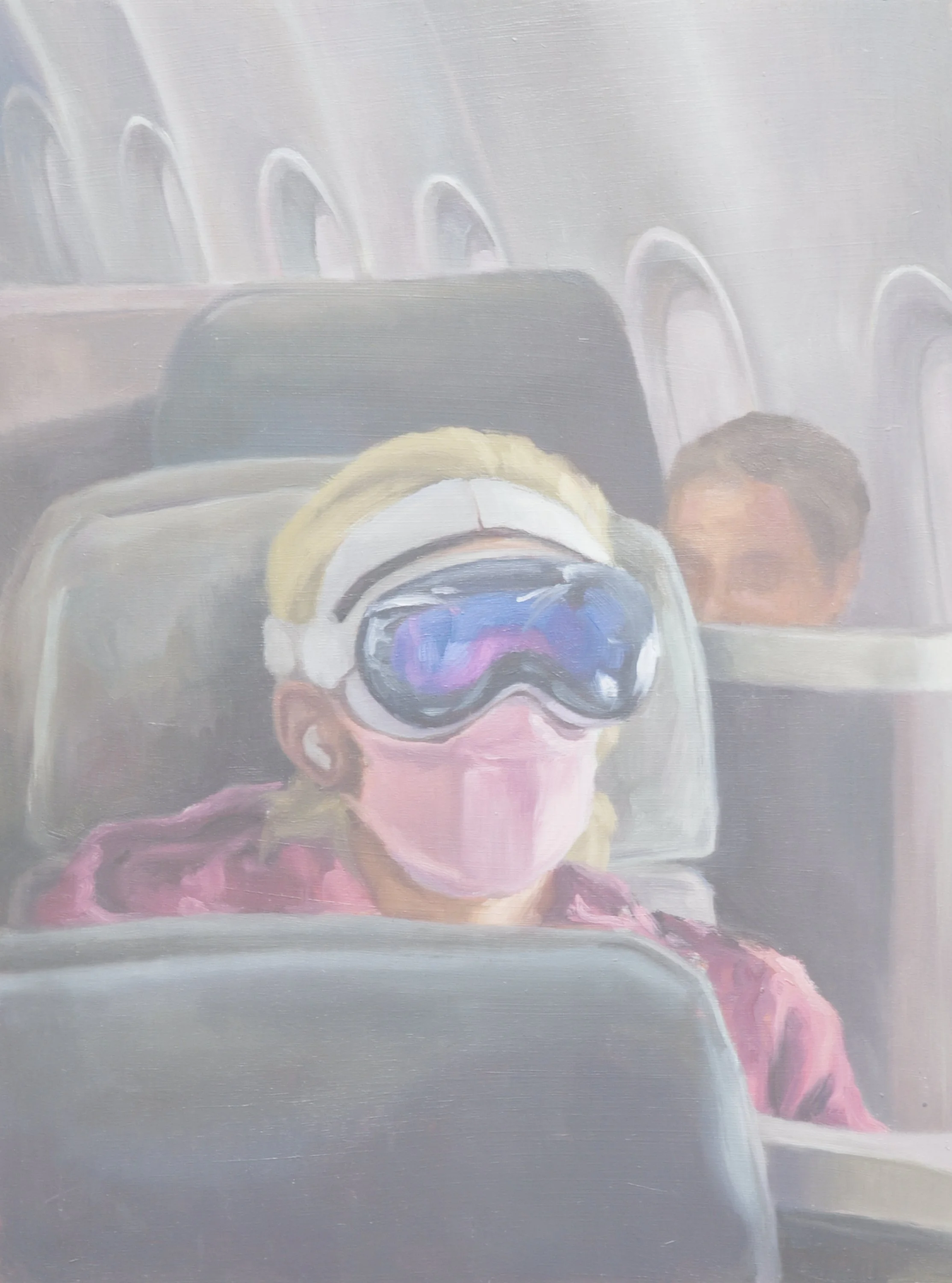 First class (2025)
Oil on wood
12x16 inches