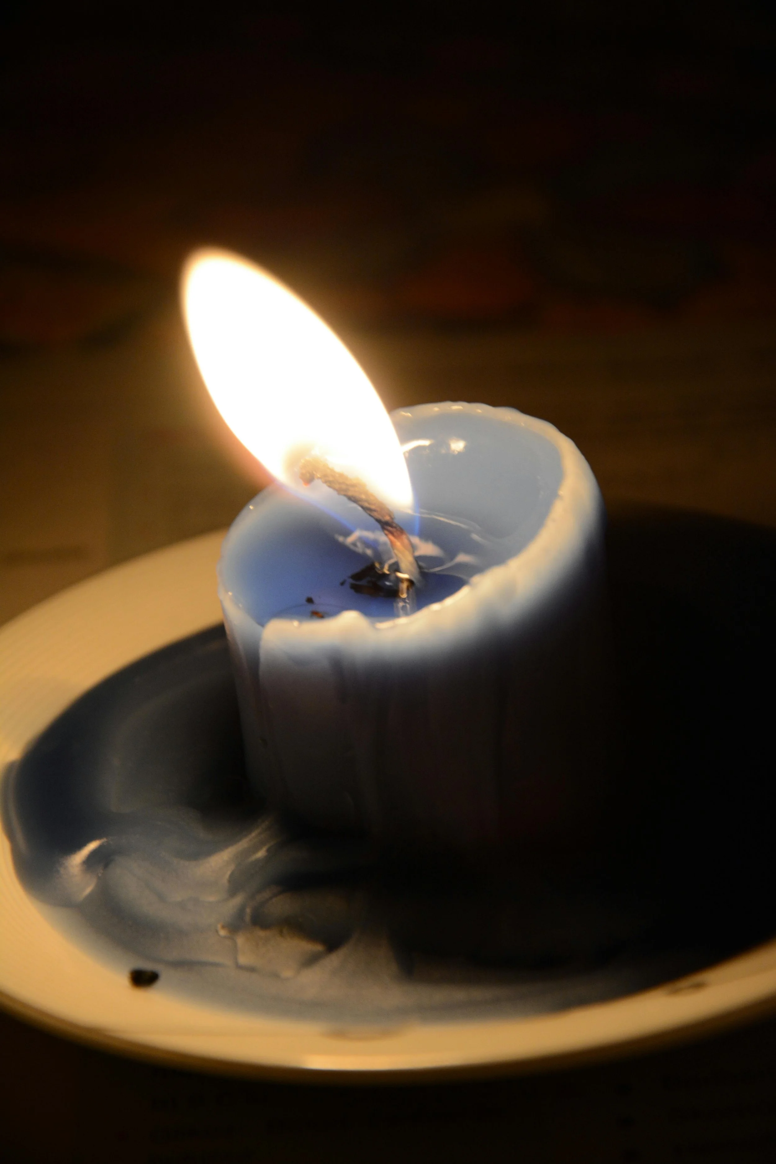 Dark Blue Mini Ritual Candle