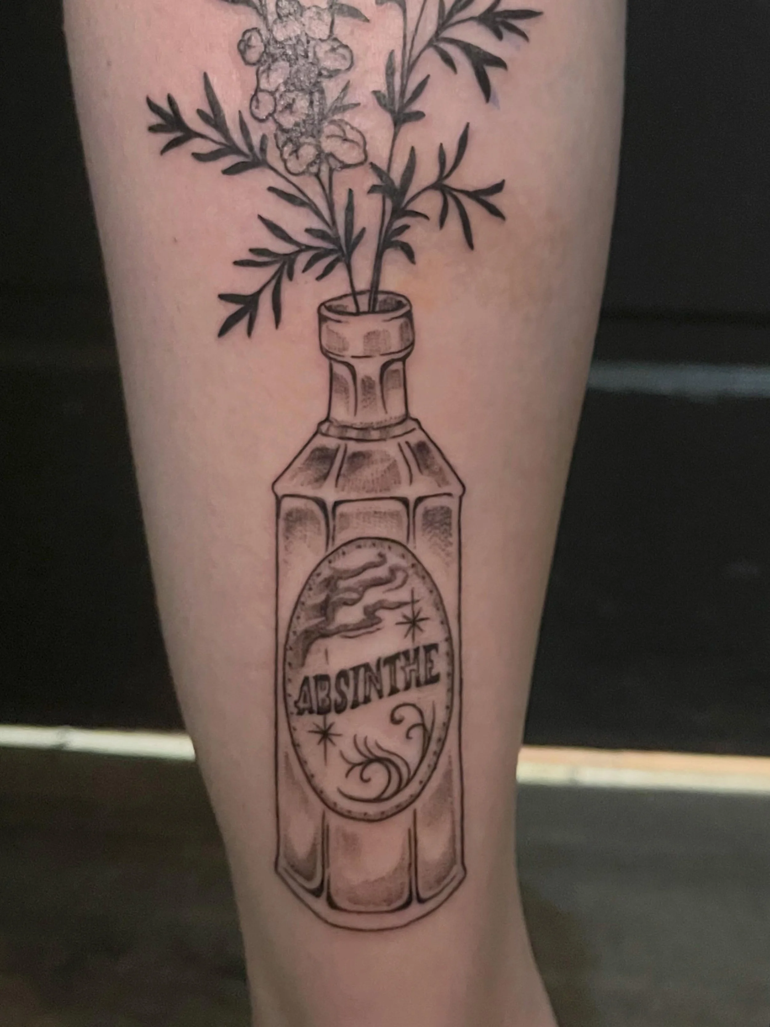 I always love a good bartender tattoo! Thanks Gabi :) Dandelions are at least a couple years healed.