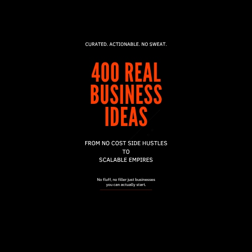 400 Business Ideas