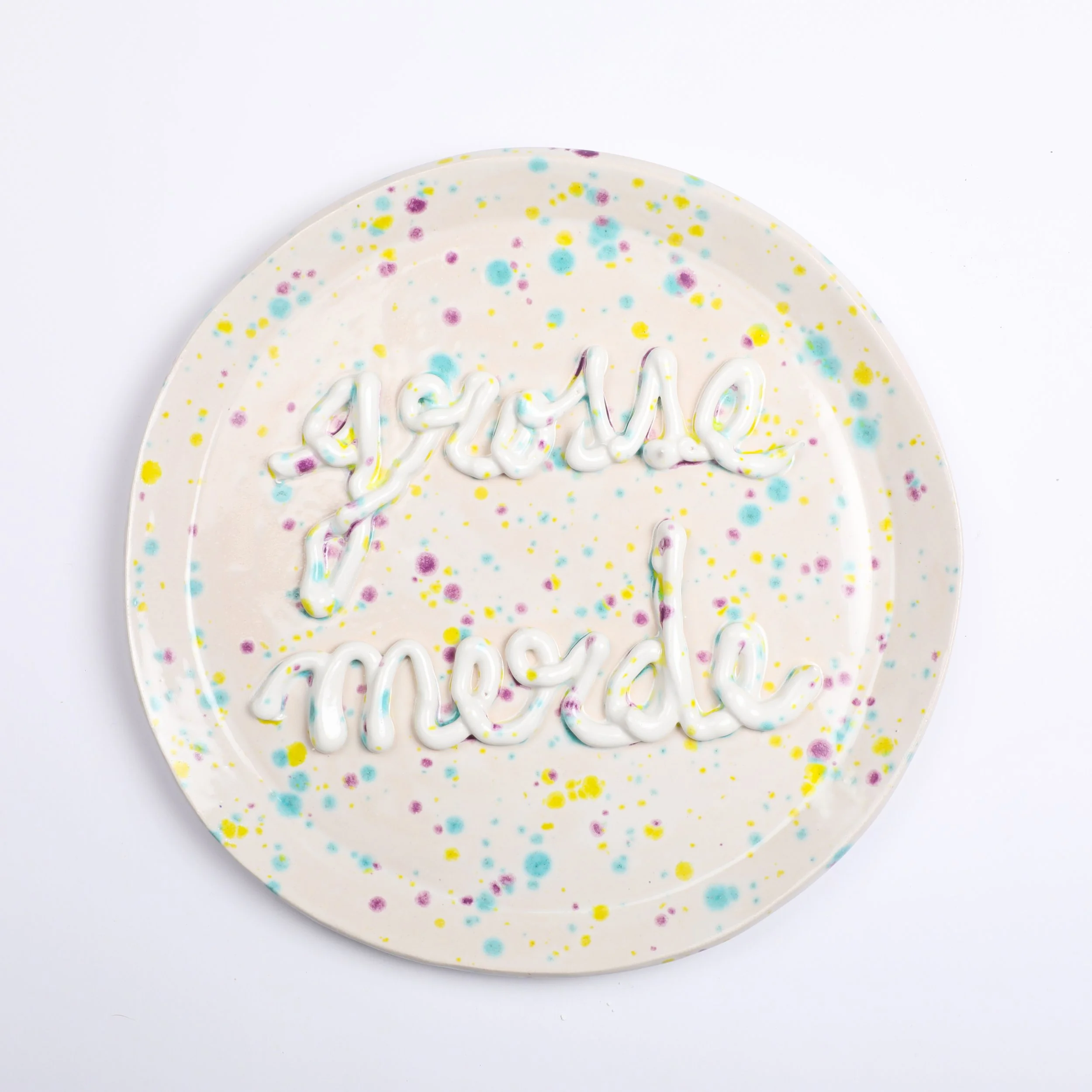 Assiette Grosse merde