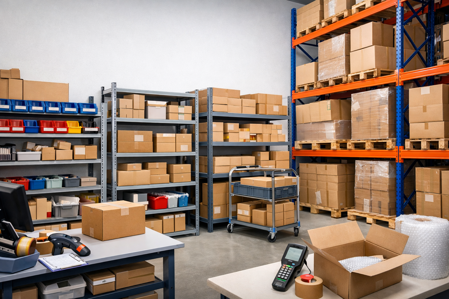 Quel rayonnage choisir pour une réserve e-commerce ?