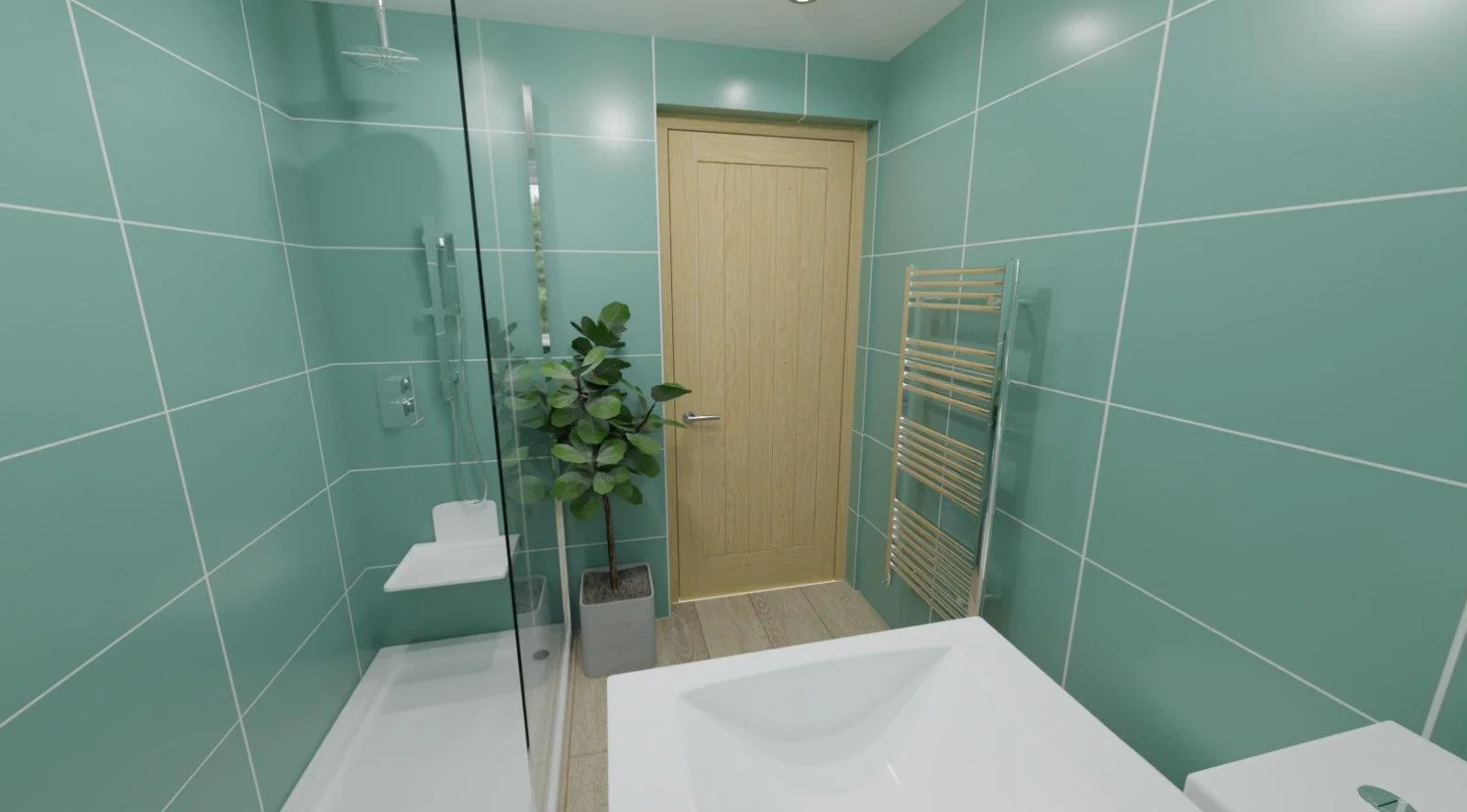 Green Bathroom Lymm