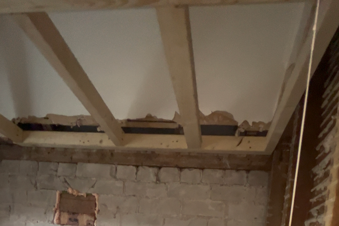 Bathroom Ceiling Lowered