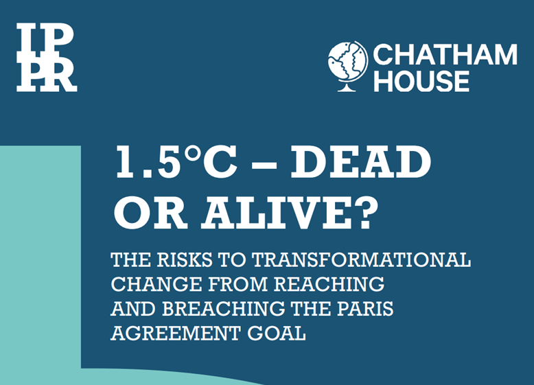 Report: 1.5°C – dead or alive?