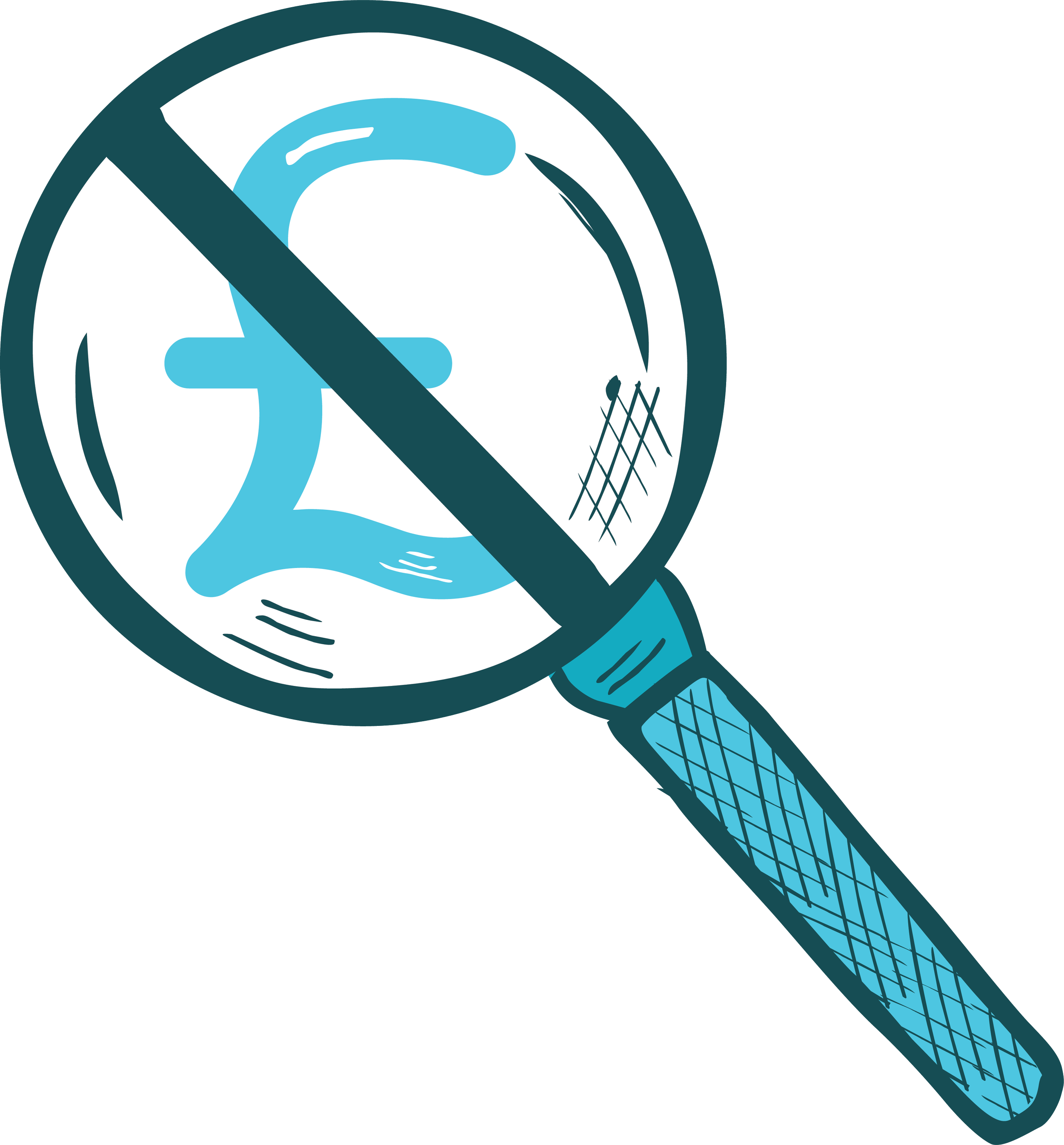 A sign with a silhouette of a phone and a crossed-out circle indicating no phone use. The sign is attached to a pole with a yellow cap.