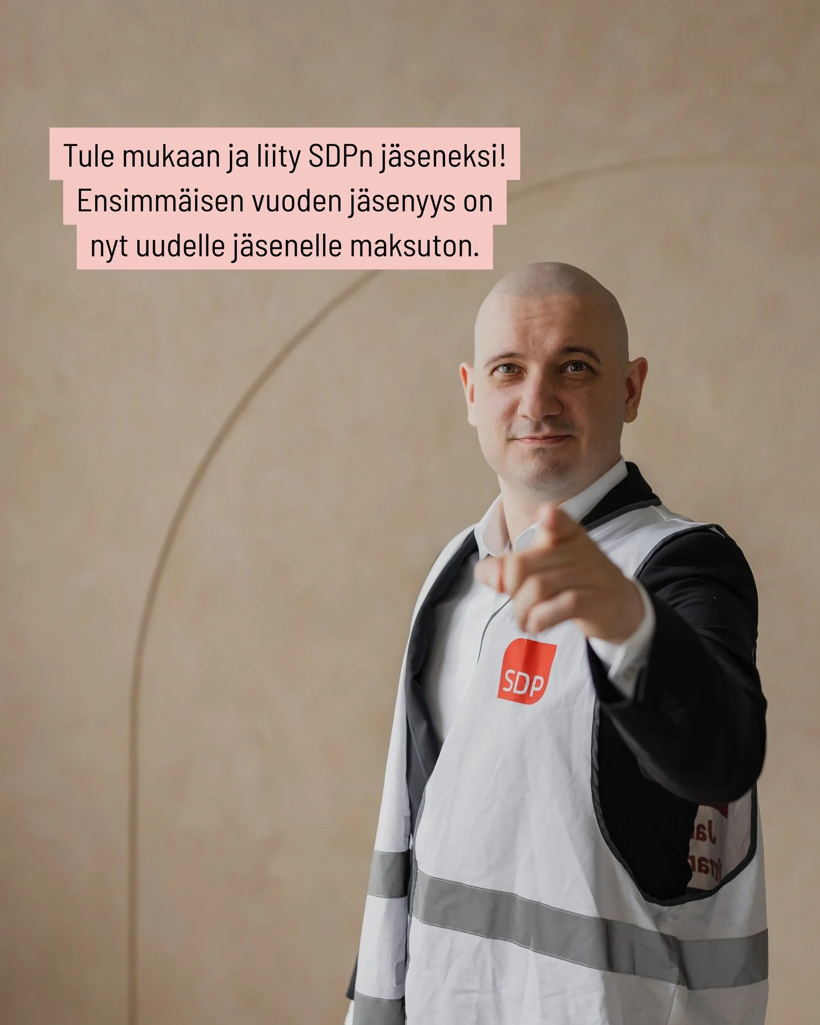 SDPn vaihtoehdolle on kysynt&auml;&auml;. Ollaan pitk&auml;&auml;n oltu kirkkaassa johdossa mielipidekyselyiss&auml;. Sen n&auml;kee my&ouml;s puolueen nopeasti kasvavana j&auml;senm&auml;&auml;r&auml;n&auml;. Tule sin&auml;kin mukaan! Liity j&auml;s