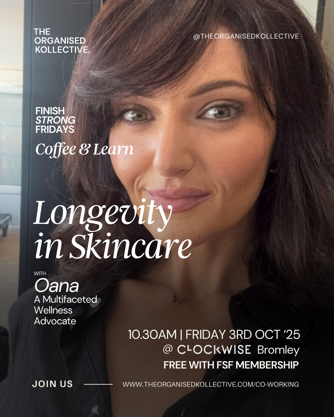 FSF’s - Coffee & Learn: Longevity in Skincare with Oana