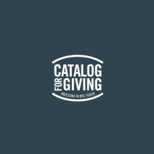 Logo for Catalog for Giving, a charity supporting NYC youth